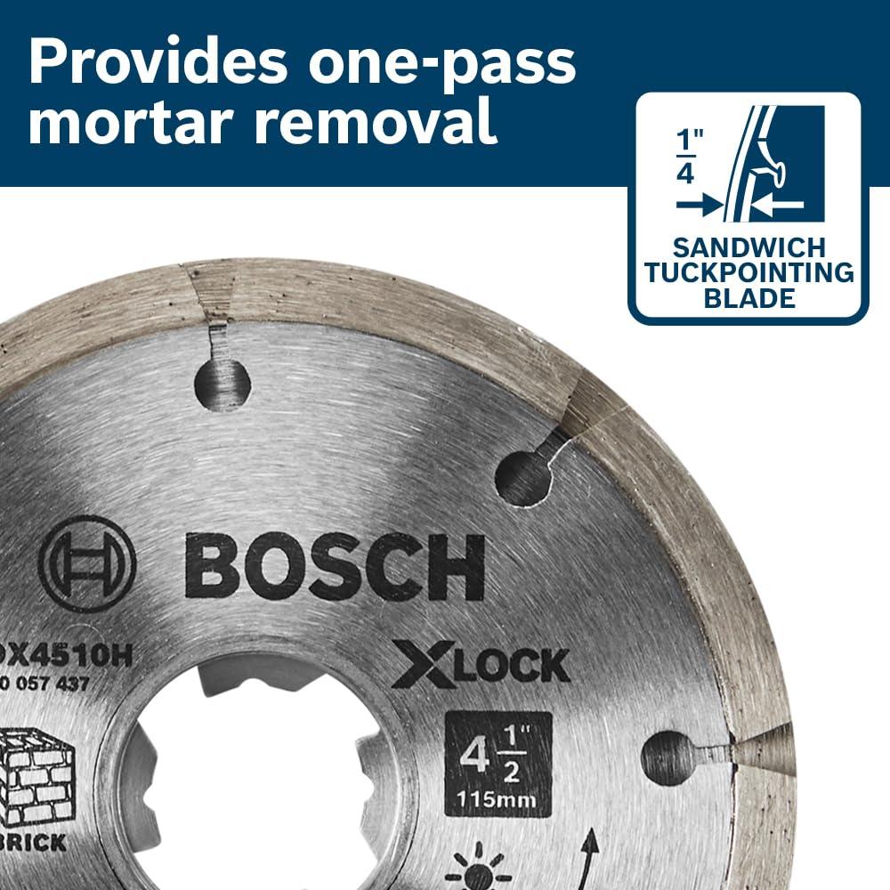 Hoja Tuckpointing Bosch DDX4510H 11.4 cm X-Lock Premium