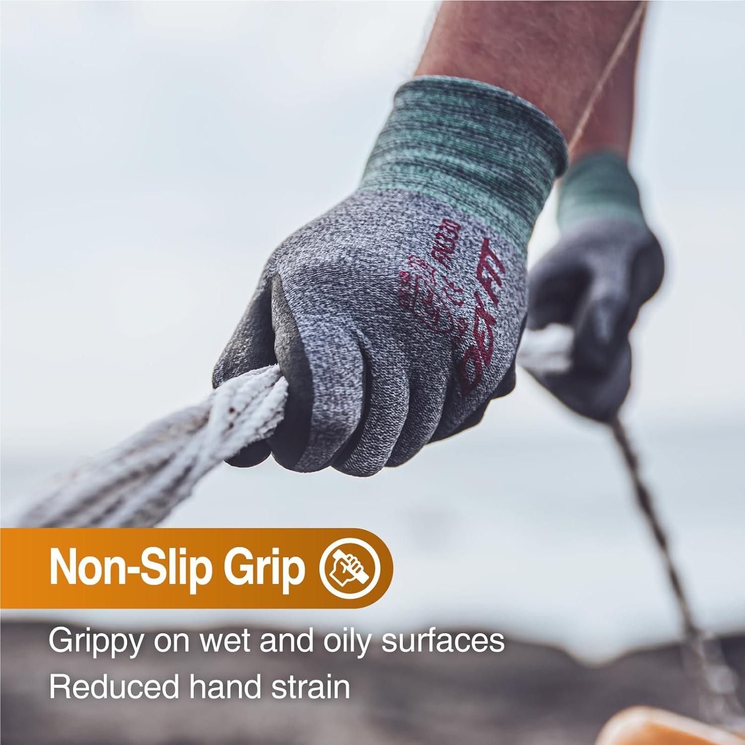 Guantes de Nitrilo DEX FIT FN330 Ajuste Elástico Negro L