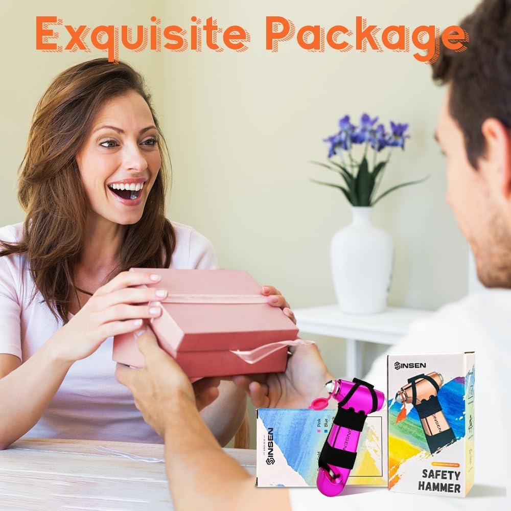 Rompedor de Ventanas SINSEN Martillo de Seguridad 3-en-1