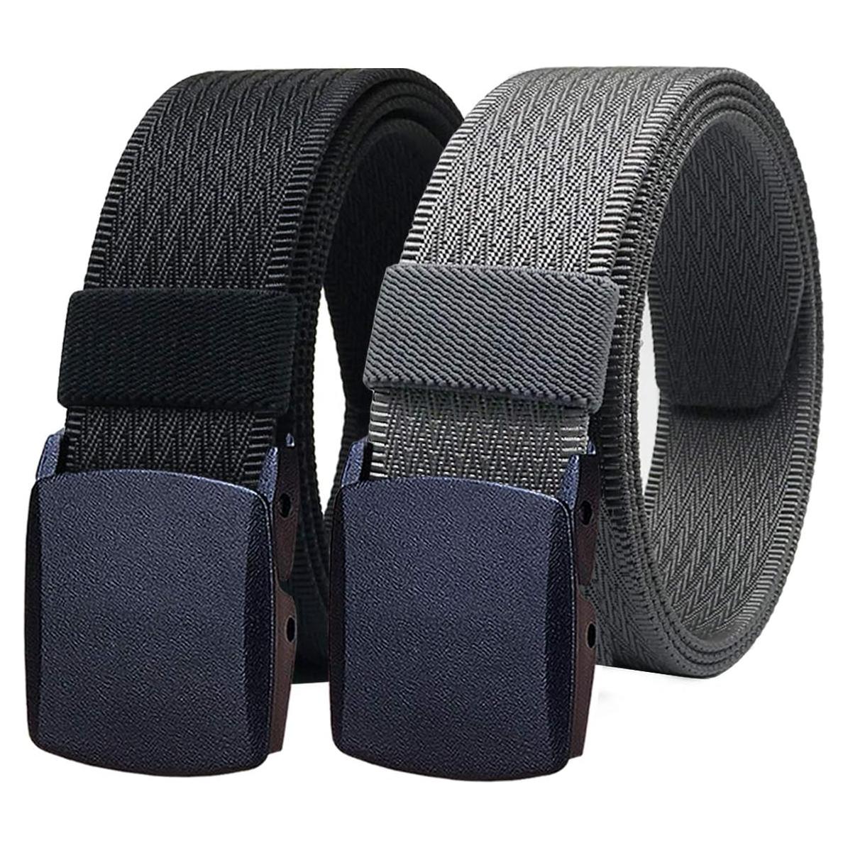 Cinturón de Nylon WYuZe Táctico Militar 2 Pk Ajustable