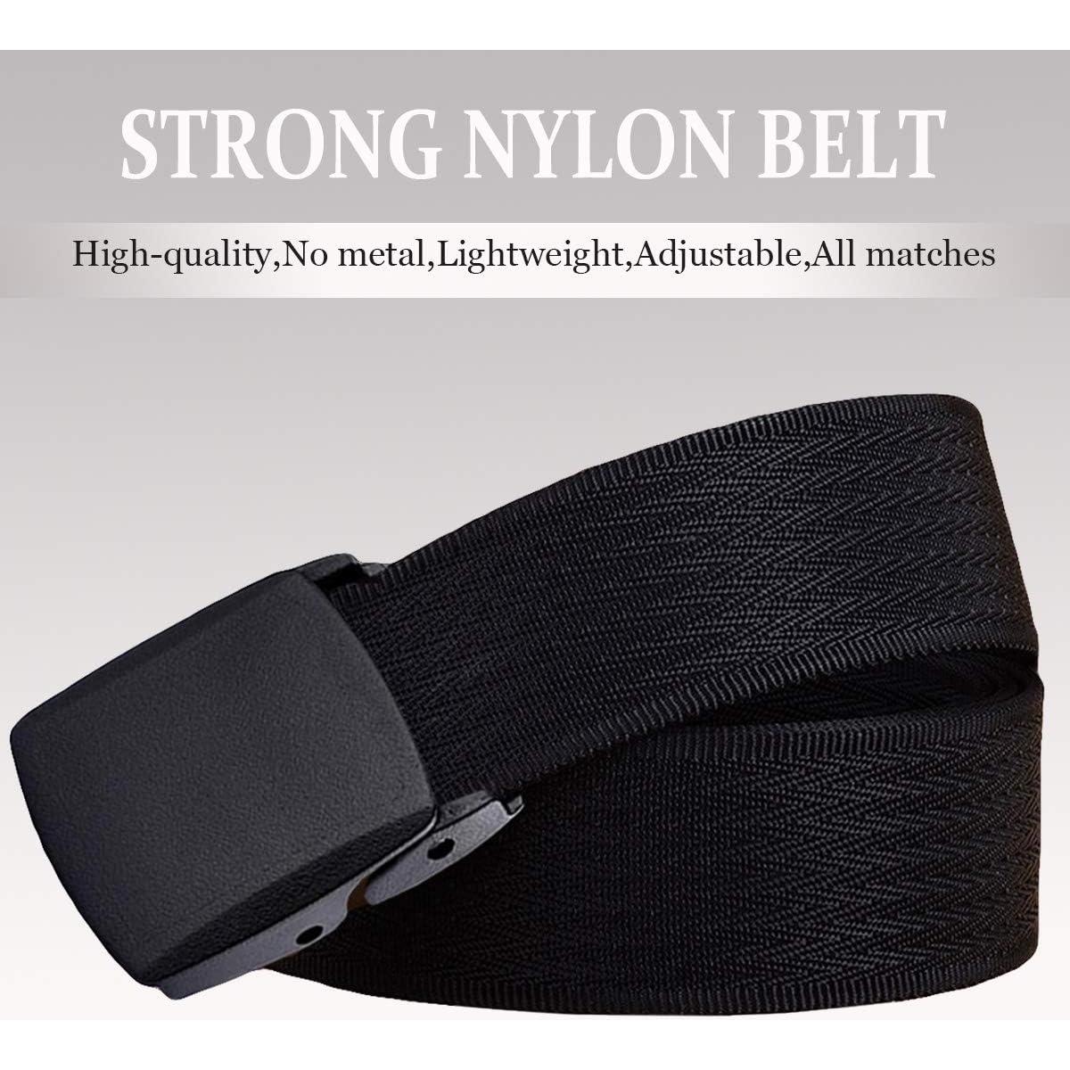 Cinturón de Nylon WYuZe Táctico Militar 2 Pk Ajustable