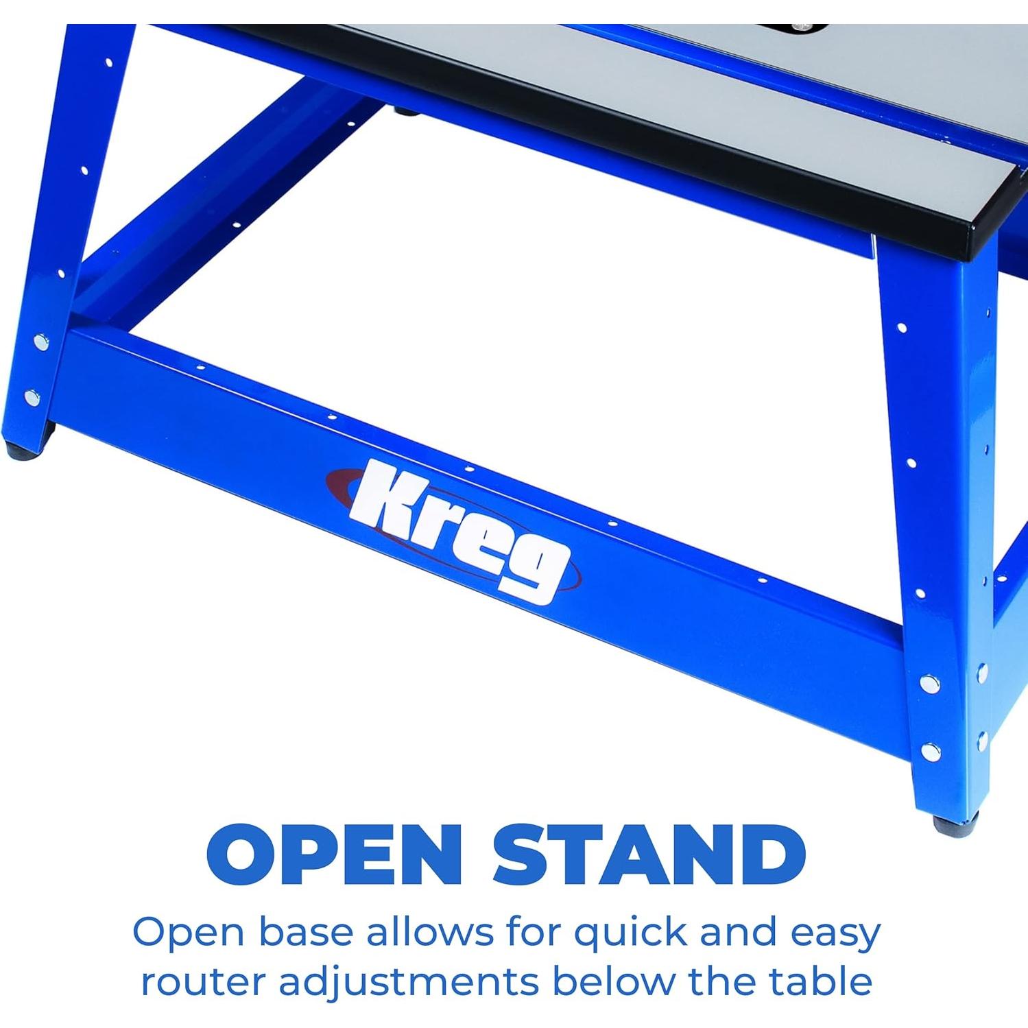 Mesa de Router Kreg PRS2100 Portátil 40.64 cm con Accesorios