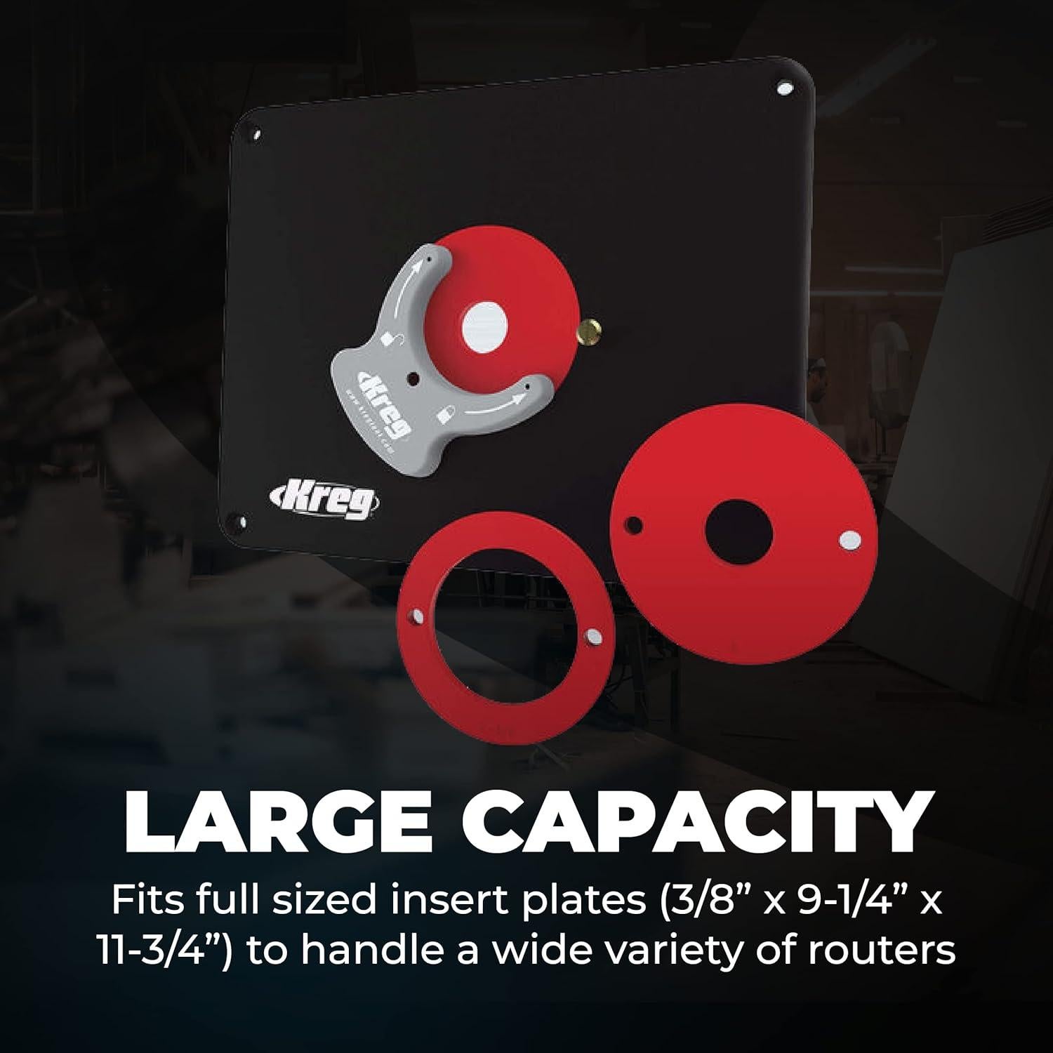 Mesa de Router Kreg PRS2100 Portátil 40.64 cm con Accesorios