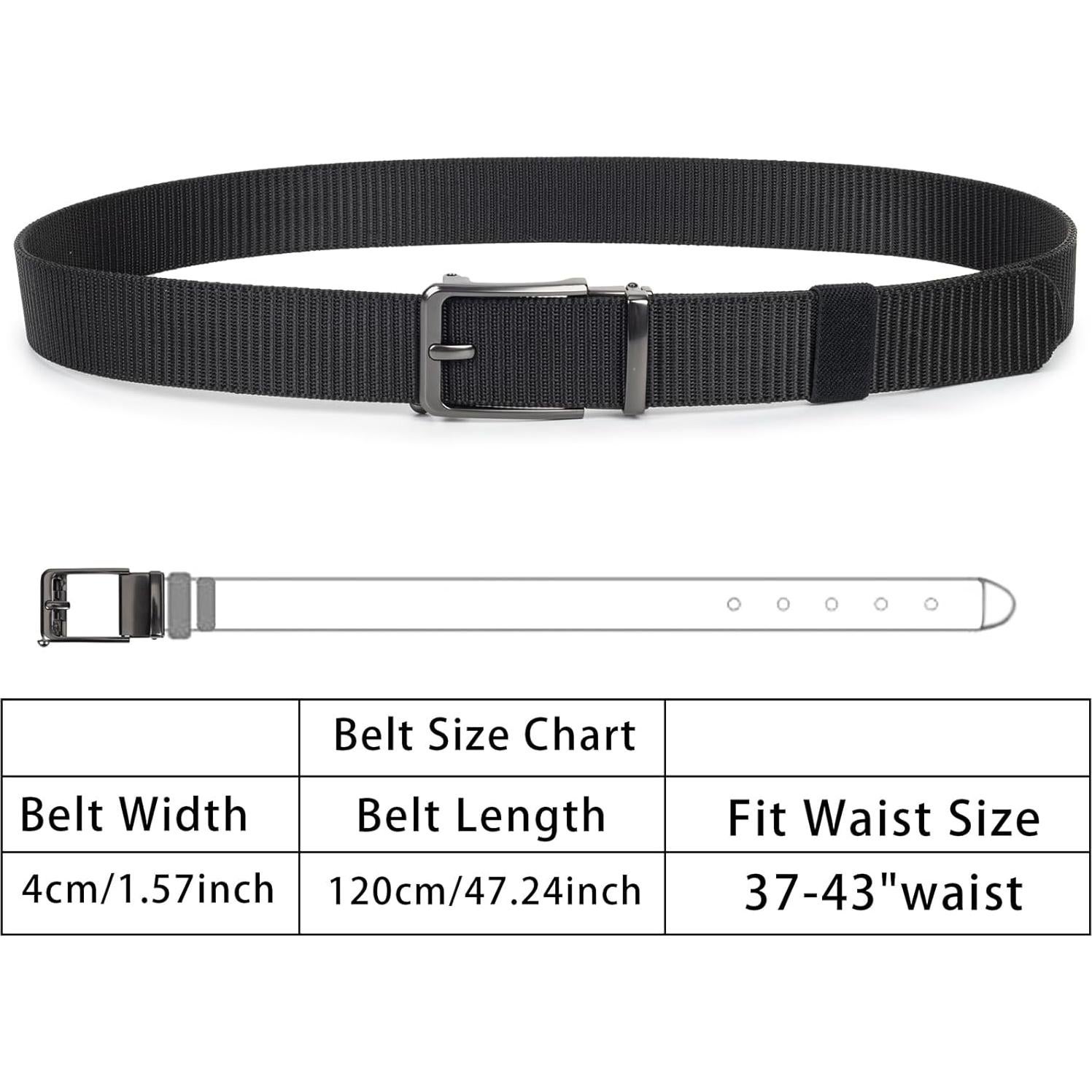Tactical-Military-Men-Belt - Adjustable Nylon Webbing Canvas Web Belts with Alloy for Men Women