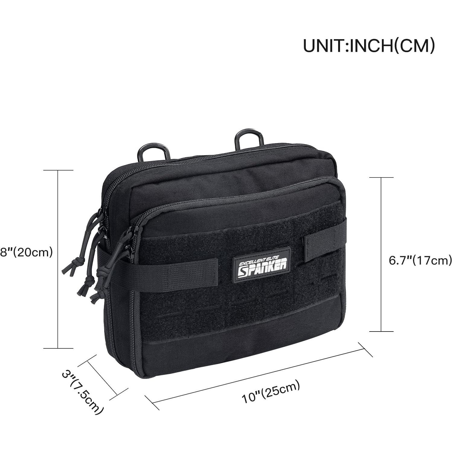 Bolsa Táctica Molle EDC EXCELENTE ELITE SPANKER Negra