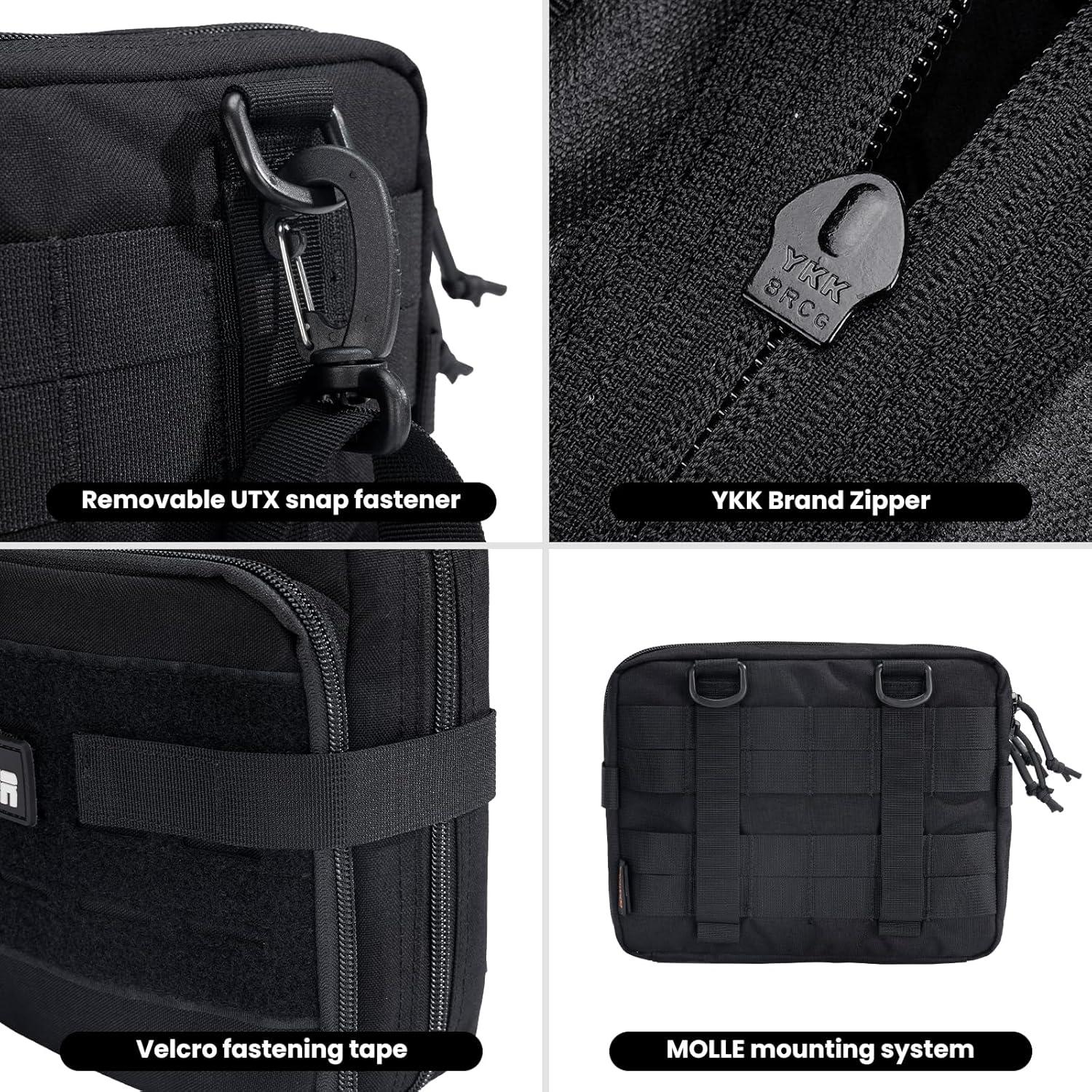 Bolsa Táctica Molle EDC EXCELENTE ELITE SPANKER Negra