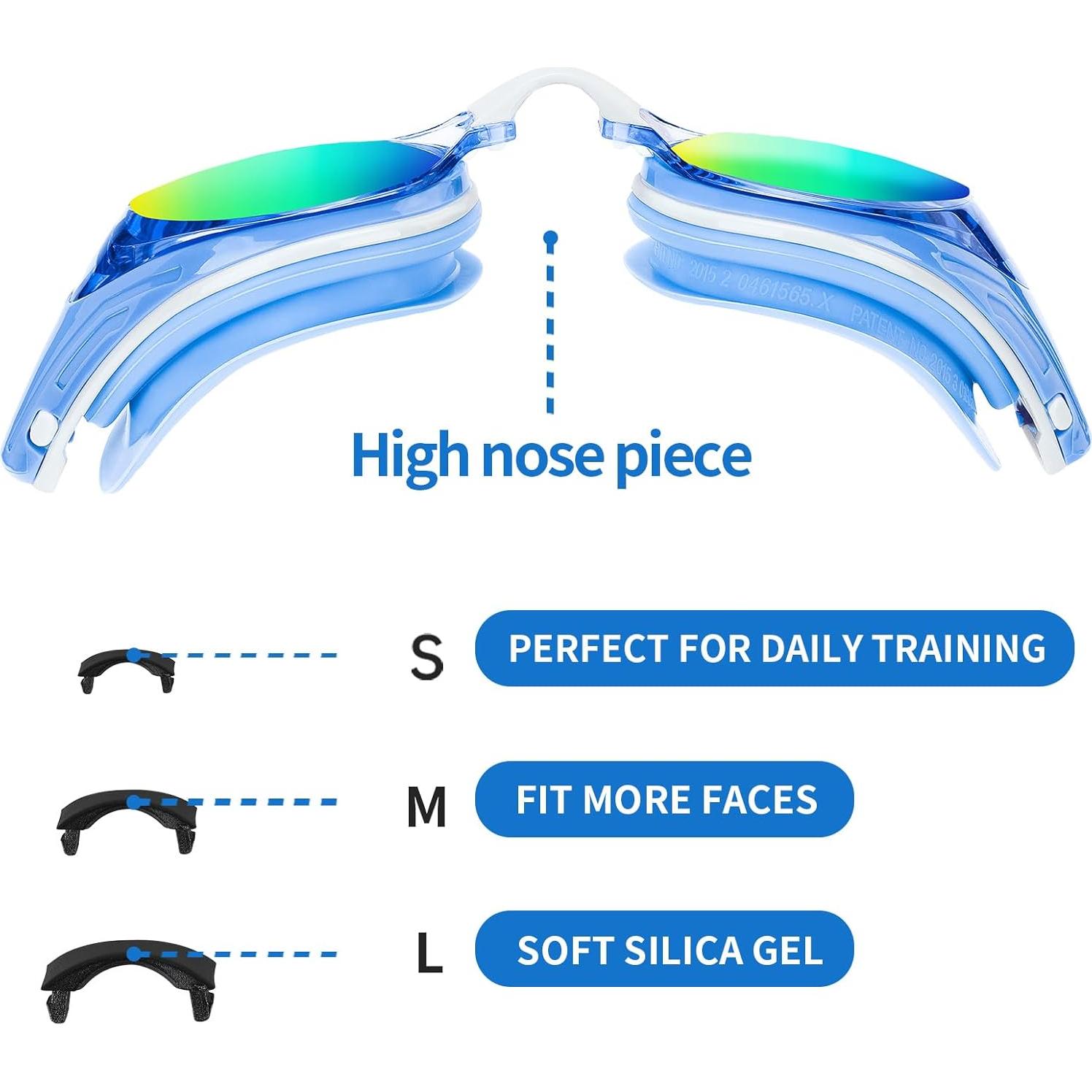 Gafas de Natación Miopía PSIL - Protección UV y Anti-vaho