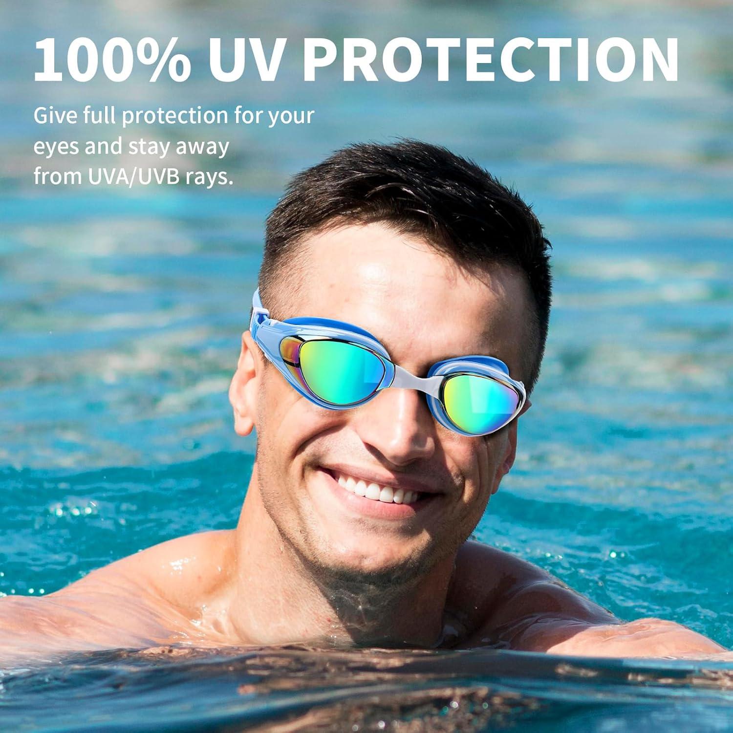 Gafas de Natación Miopía PSIL - Protección UV y Anti-vaho