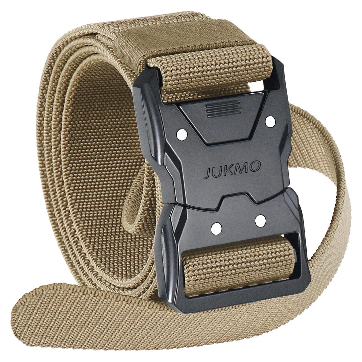 Cinturón Táctico JUKMO de Nylon 4.5 cm para Trabajo Militar