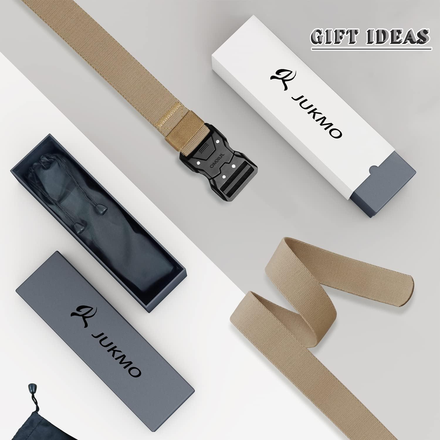 Cinturón Táctico JUKMO de Nylon 4.5 cm para Trabajo Militar