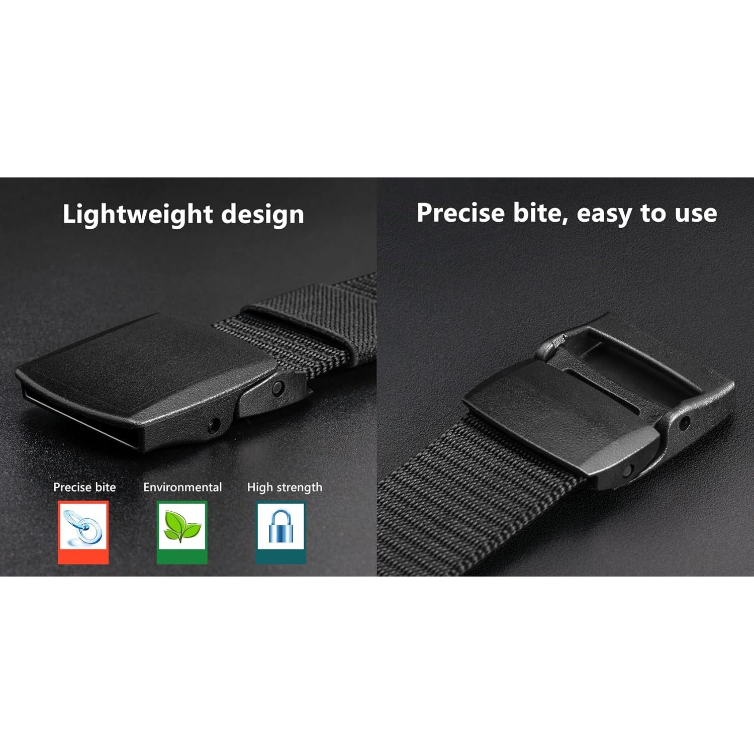 Paquete de 5 Cinturones Tácticos Ginwee Nylon Ajustables