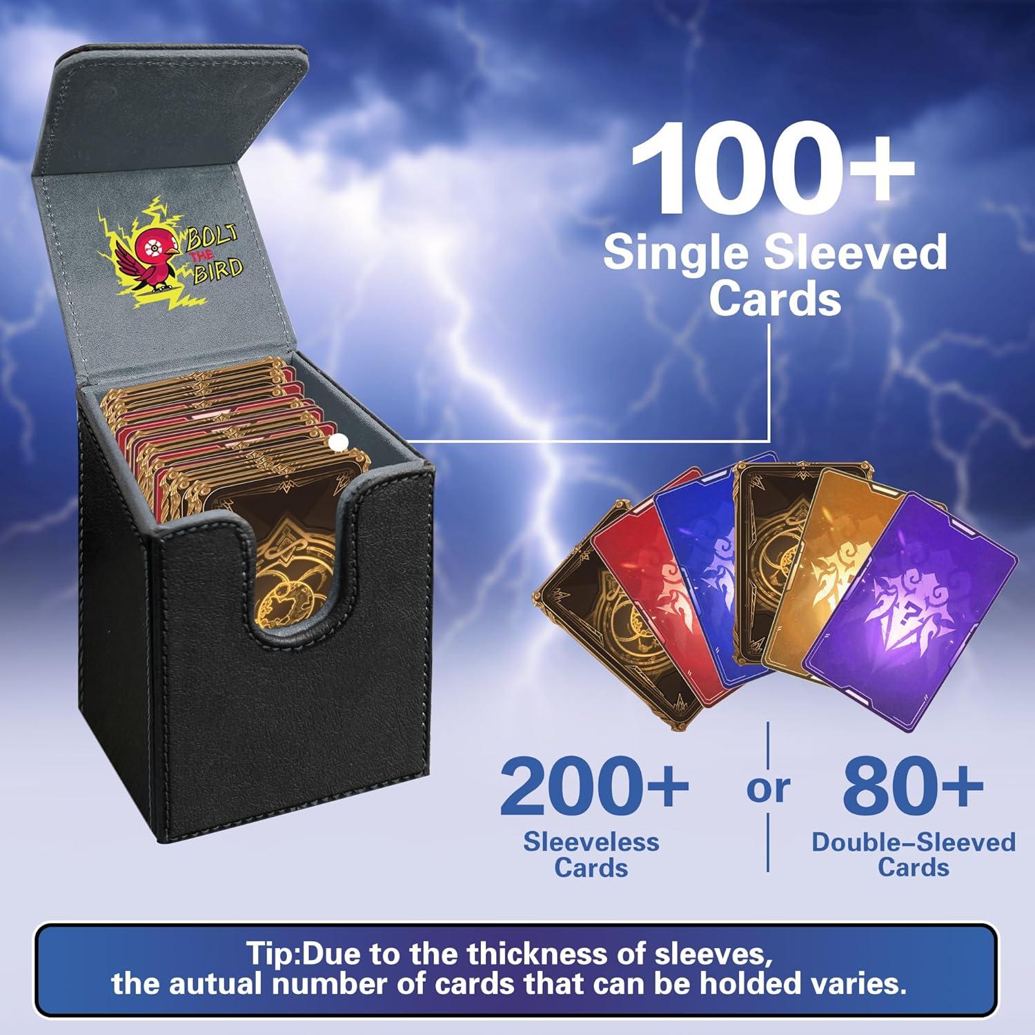 Caja de Barajas Commander PROMAXIBINDER - Negro Gris, 100 Cartas