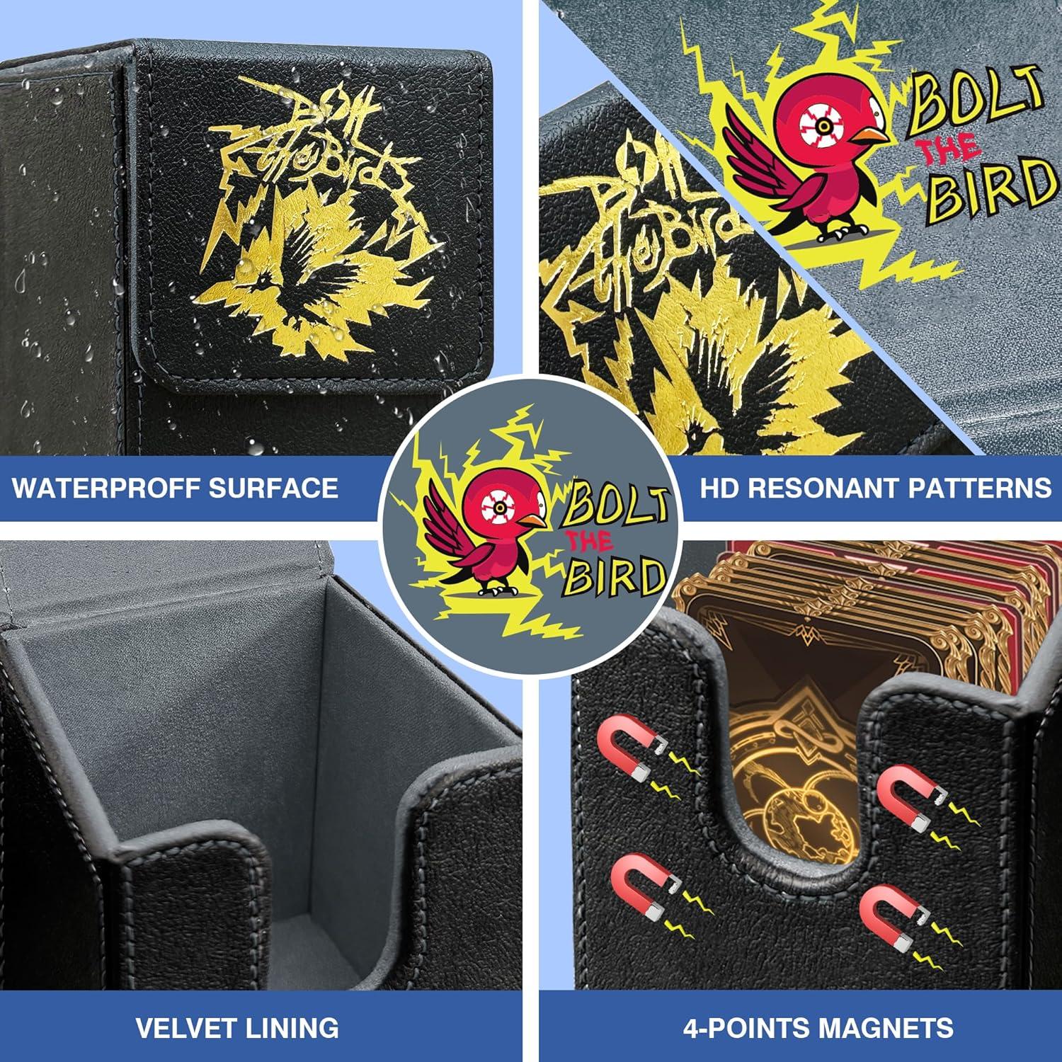 Caja de Barajas Commander PROMAXIBINDER - Negro Gris, 100 Cartas