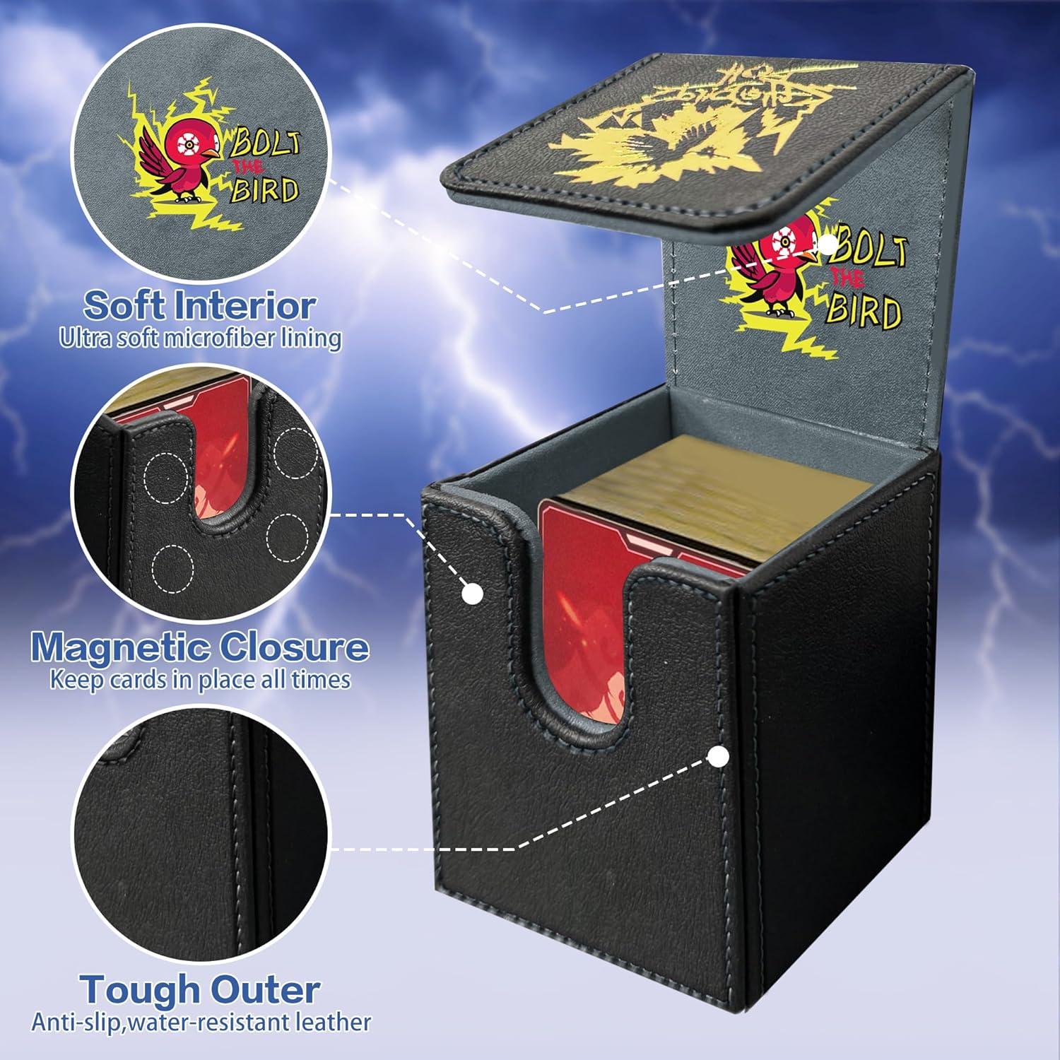 Caja de Barajas Commander PROMAXIBINDER - Negro Gris, 100 Cartas