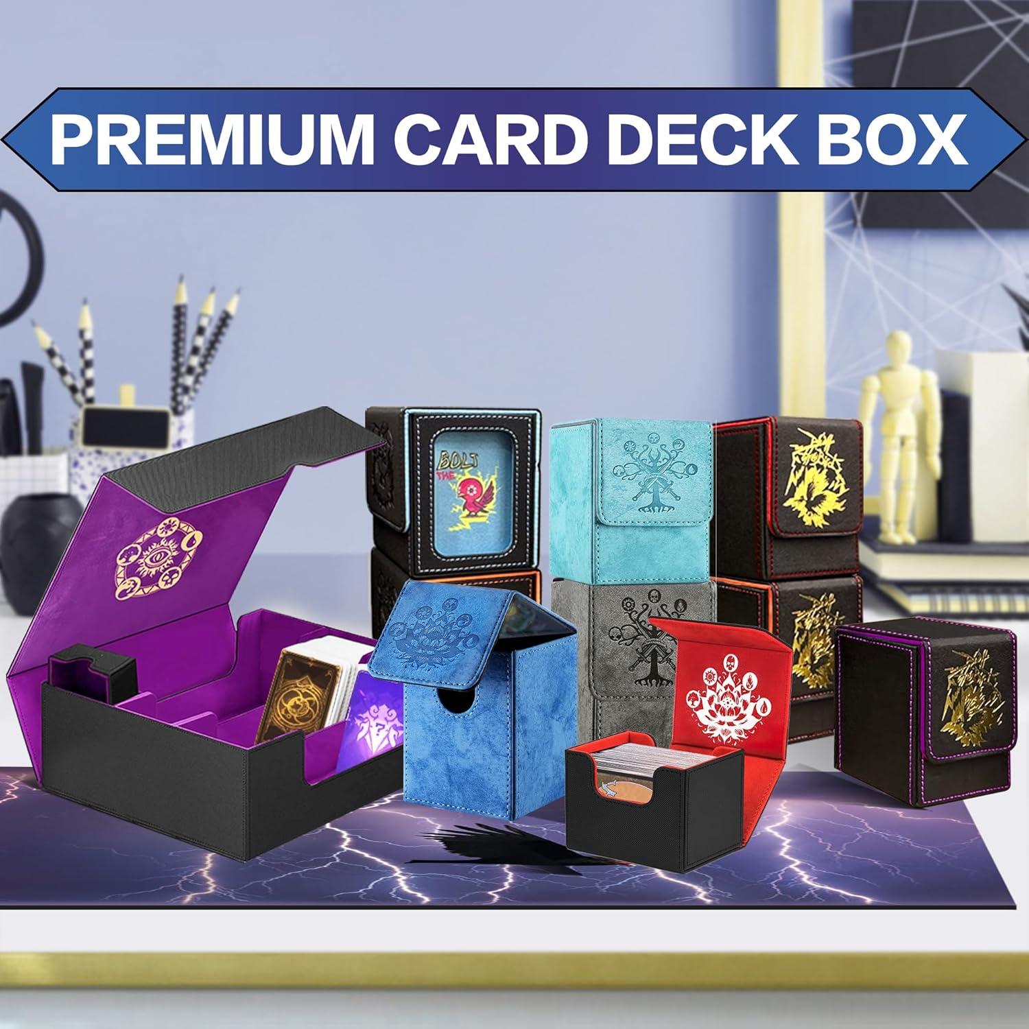 Caja de Barajas Commander PROMAXIBINDER - Negro Gris, 100 Cartas