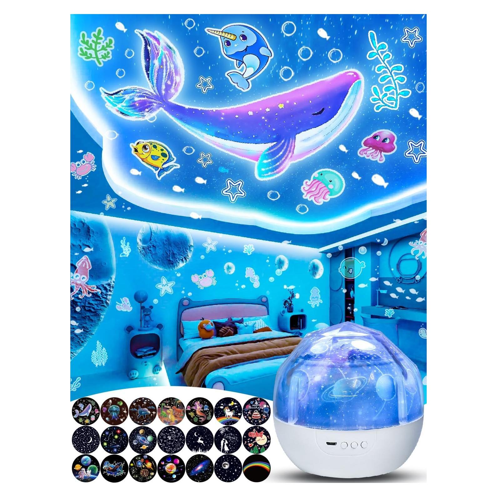 Proyector de Luz Nocturna YOUKELA 21 Juegos y 105 Modos