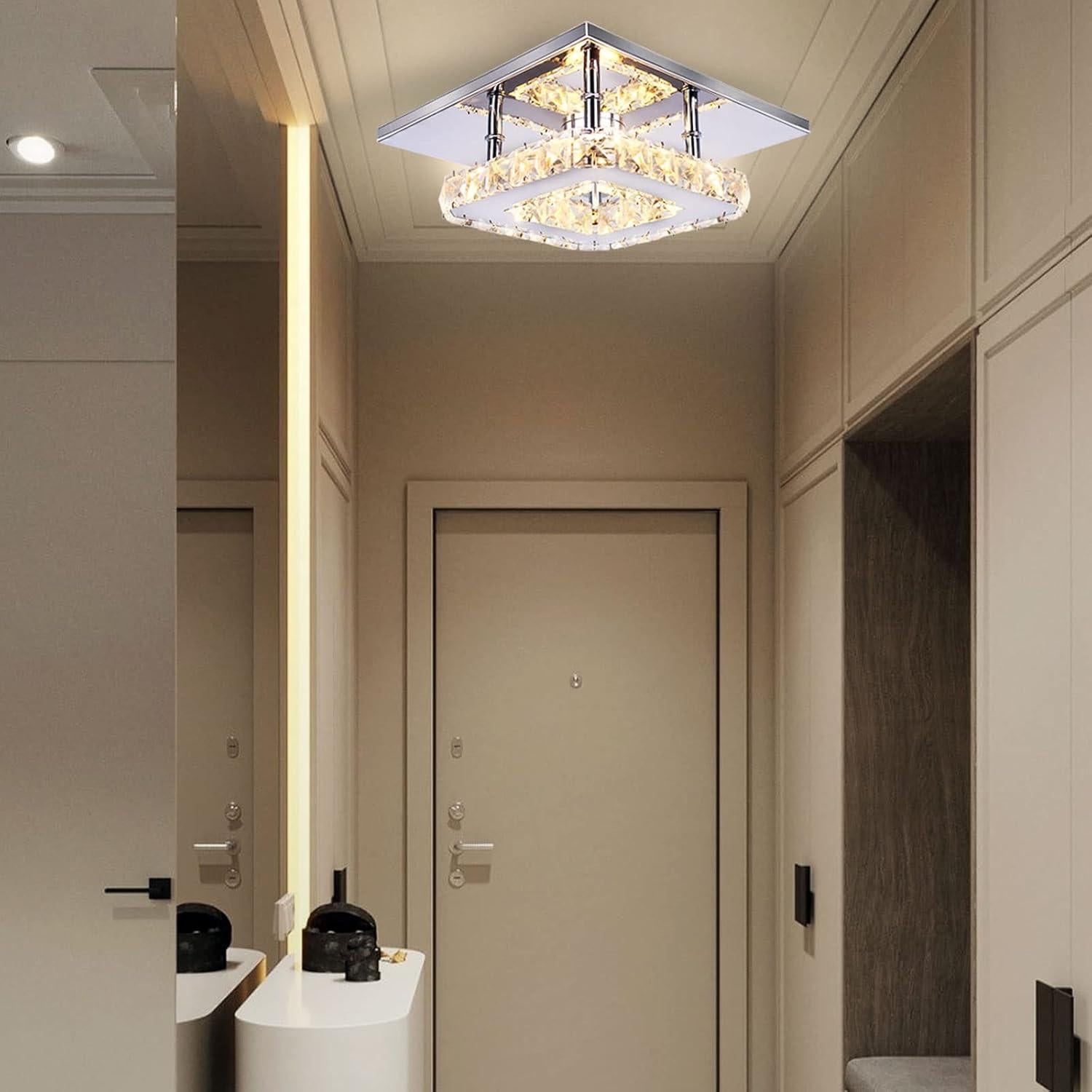 Candelabro LED Mini Cuadrado diisunbihuo 20 cm 15W Color Cambiable