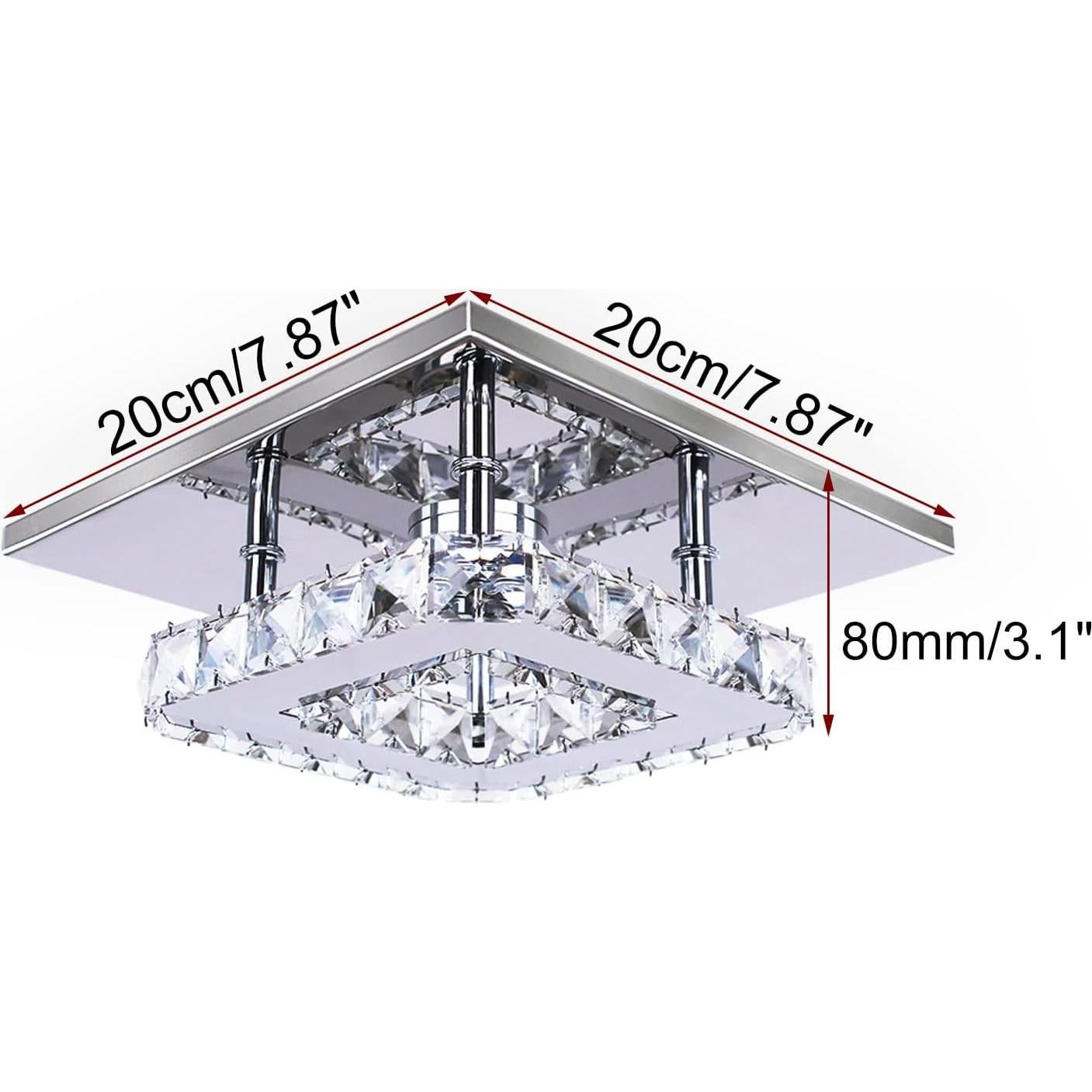 Candelabro LED Mini Cuadrado diisunbihuo 20 cm 15W Color Cambiable
