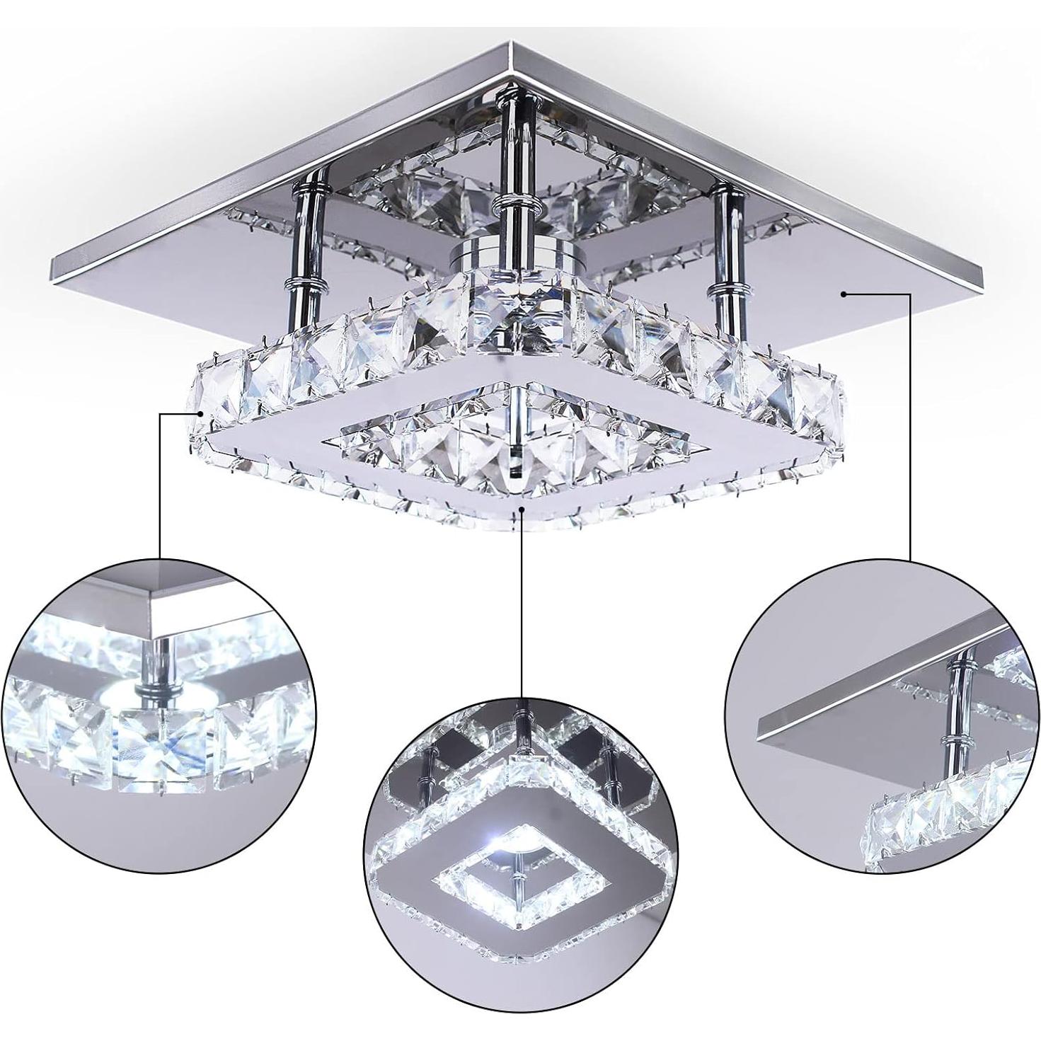 Candelabro LED Mini Cuadrado diisunbihuo 20 cm 15W Color Cambiable