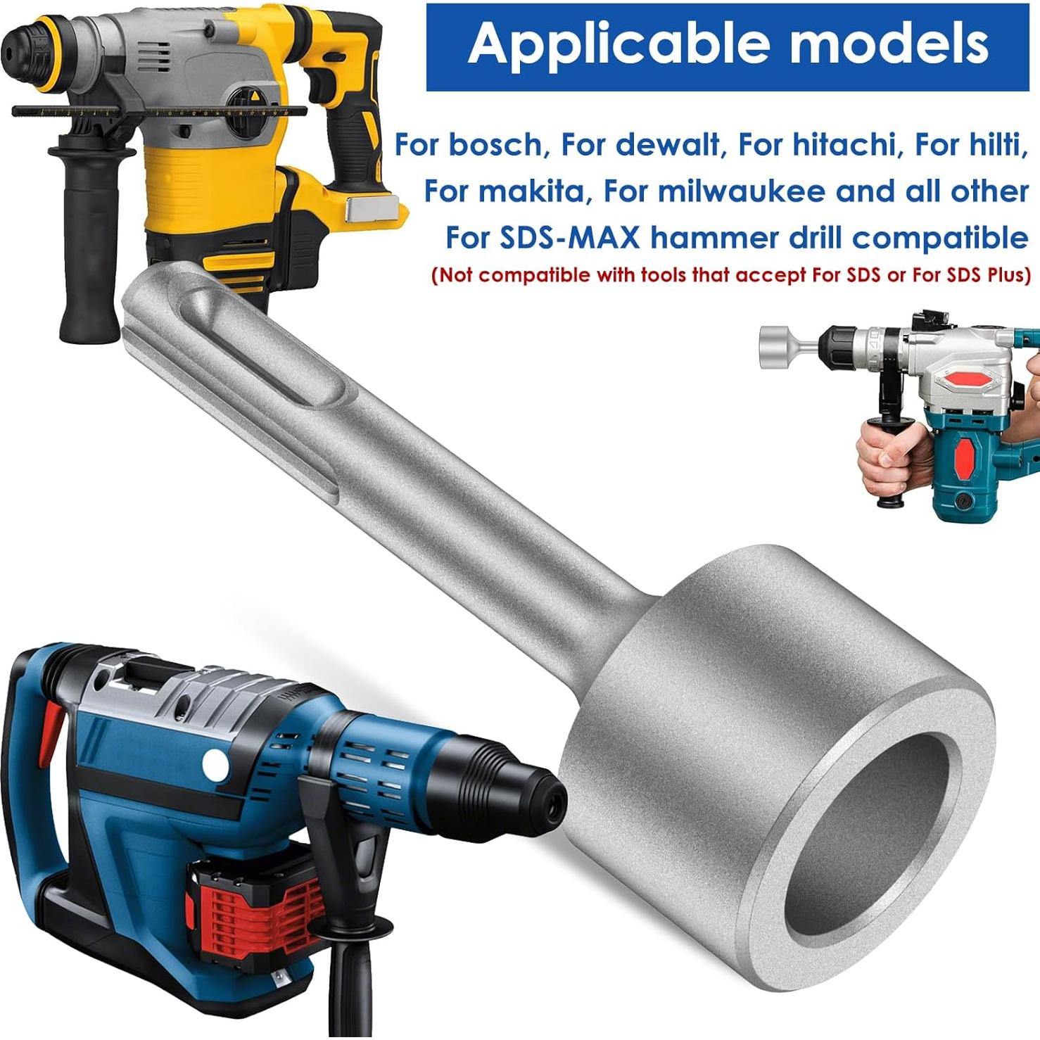 Conductor de Varilla de Tierra SDS Plus Hanyun 19mm Acero Forjado