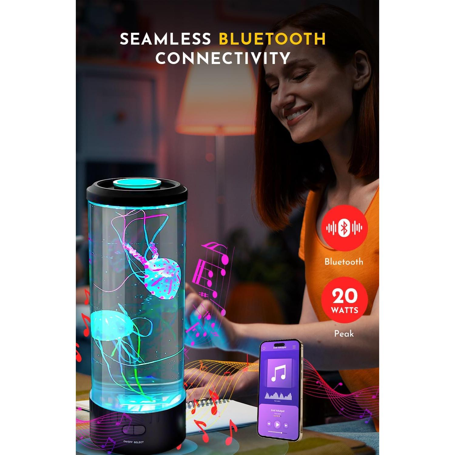 Lámpara de Medusas Brewish con altavoz Bluetooth 20W
