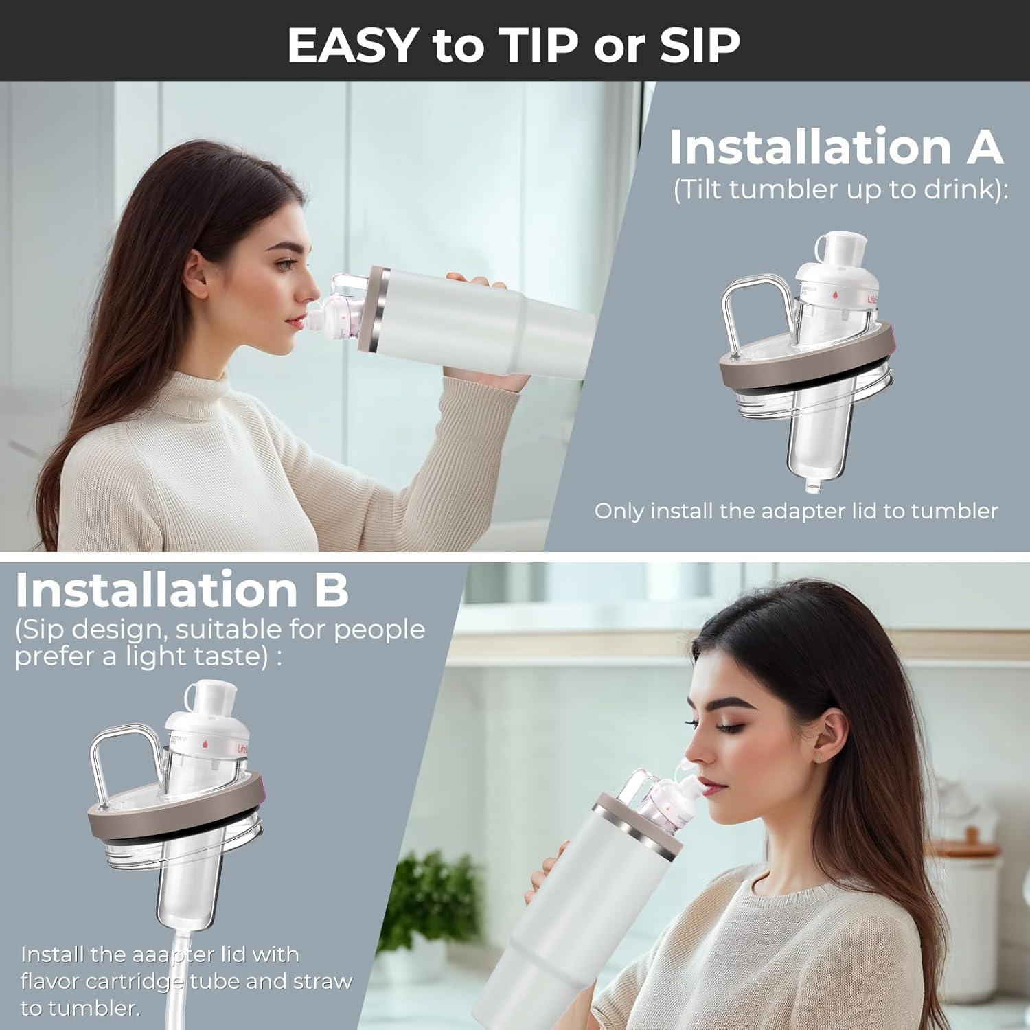 Adaptador Vartiey para Vasos Stanley Quencher 30oz y 20oz Rosa