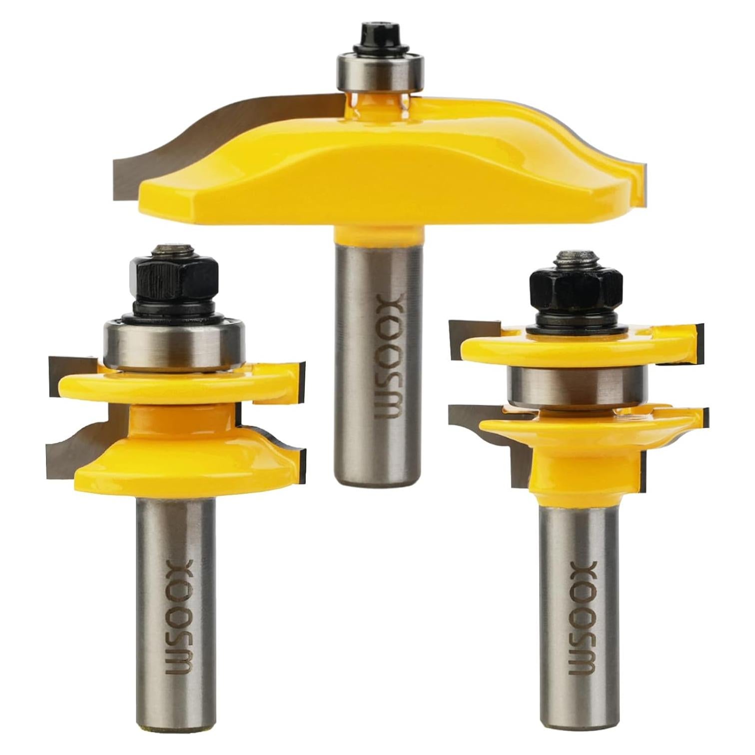 Juego de Fresas para Puerta de Gabinete WSOOX 1/2" Mango