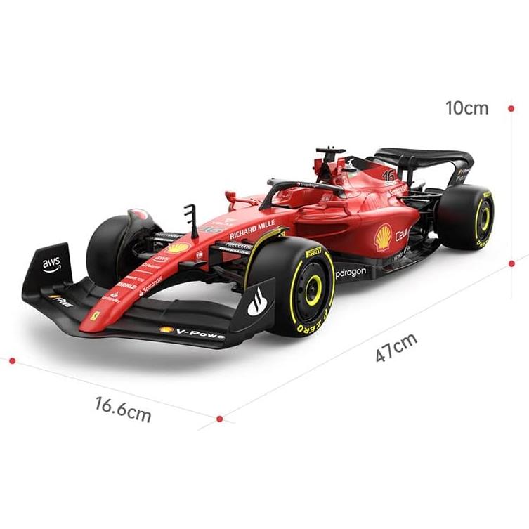 Coche RC Rastar F1-75 Ferrari 1:12 Control Remoto 8 km/h