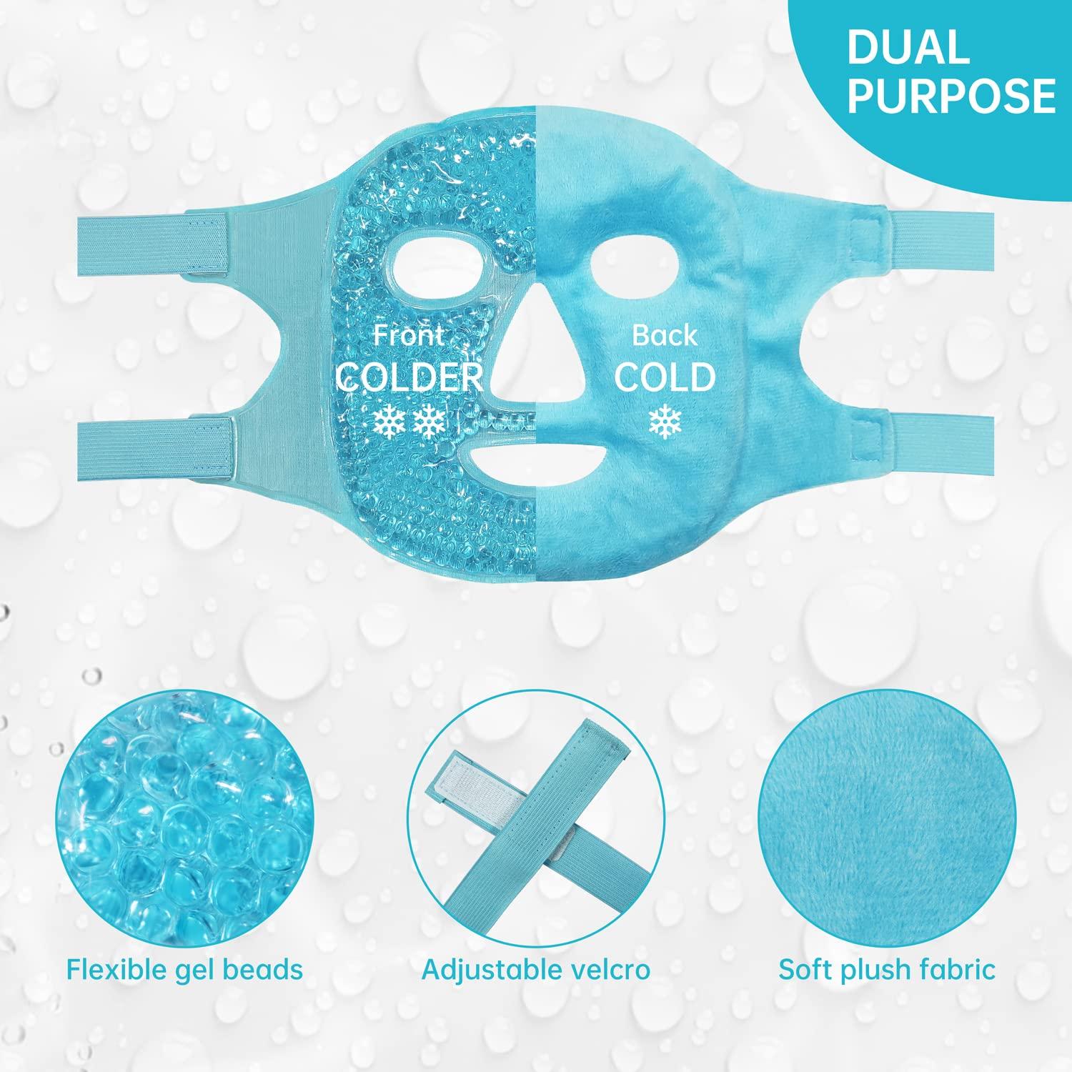 Máscara de Ojos Fría YunQiXin con Gel Reutilizable 24.4x19.5cm