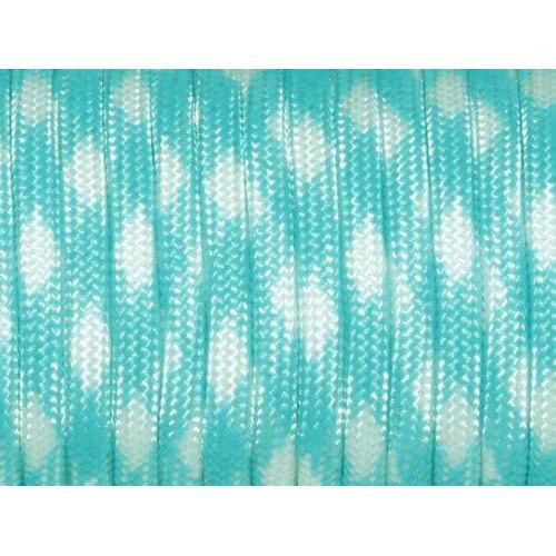 Cuerda Paracord FeeJoo 30.48m 7 Hilos 4mm Camo Azul Ácido