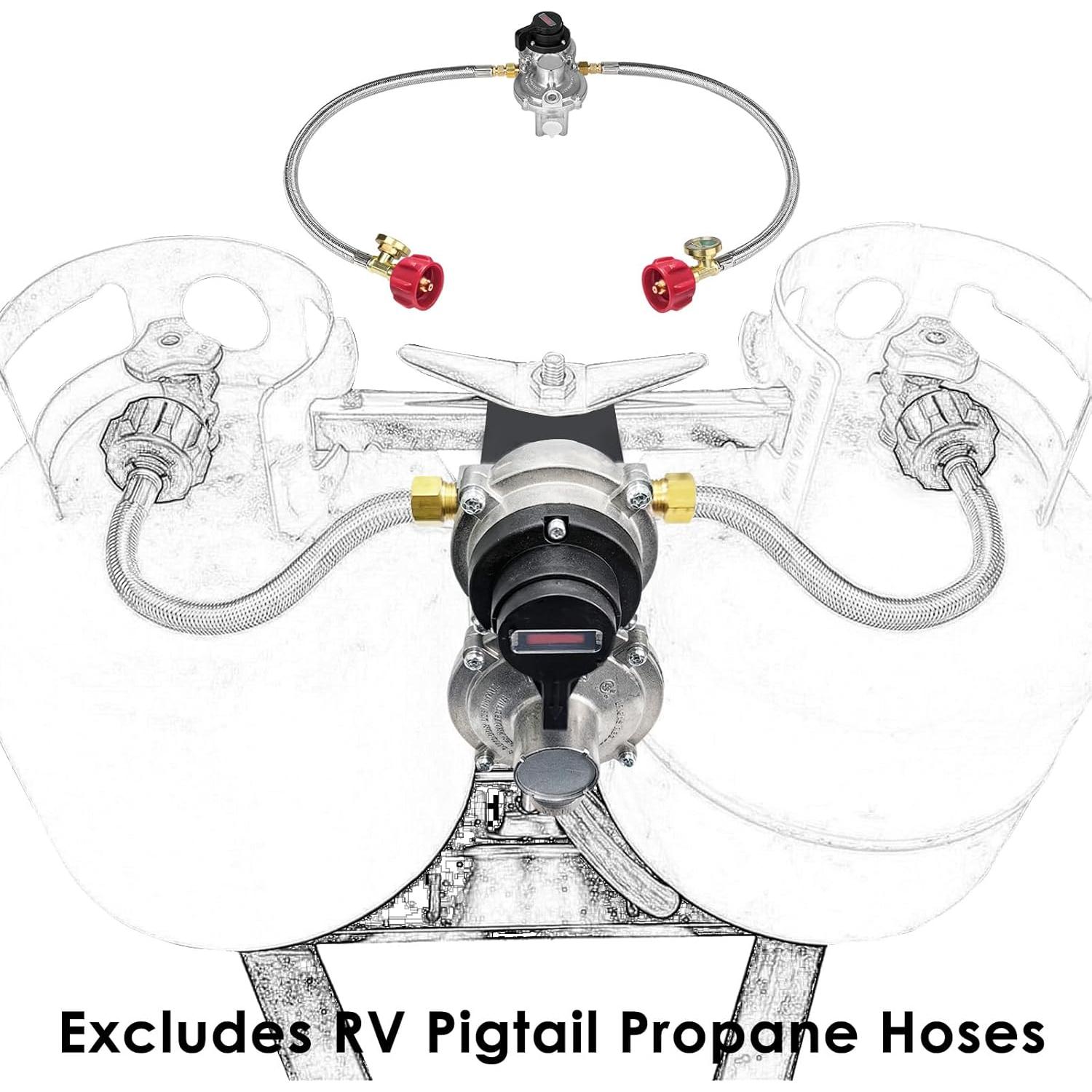 Regulador de gas propano LP 2 etapas MEFUN para RV