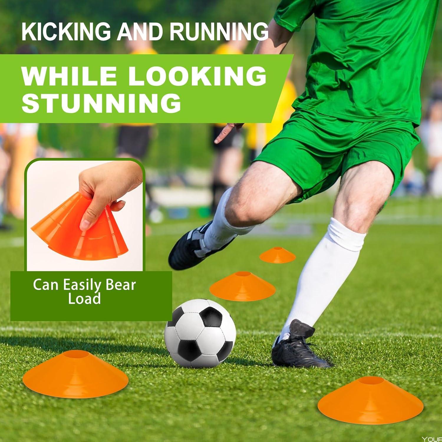 Conos de Agilidad Ashsajkd 25 Piezas con Bolsa de Transporte