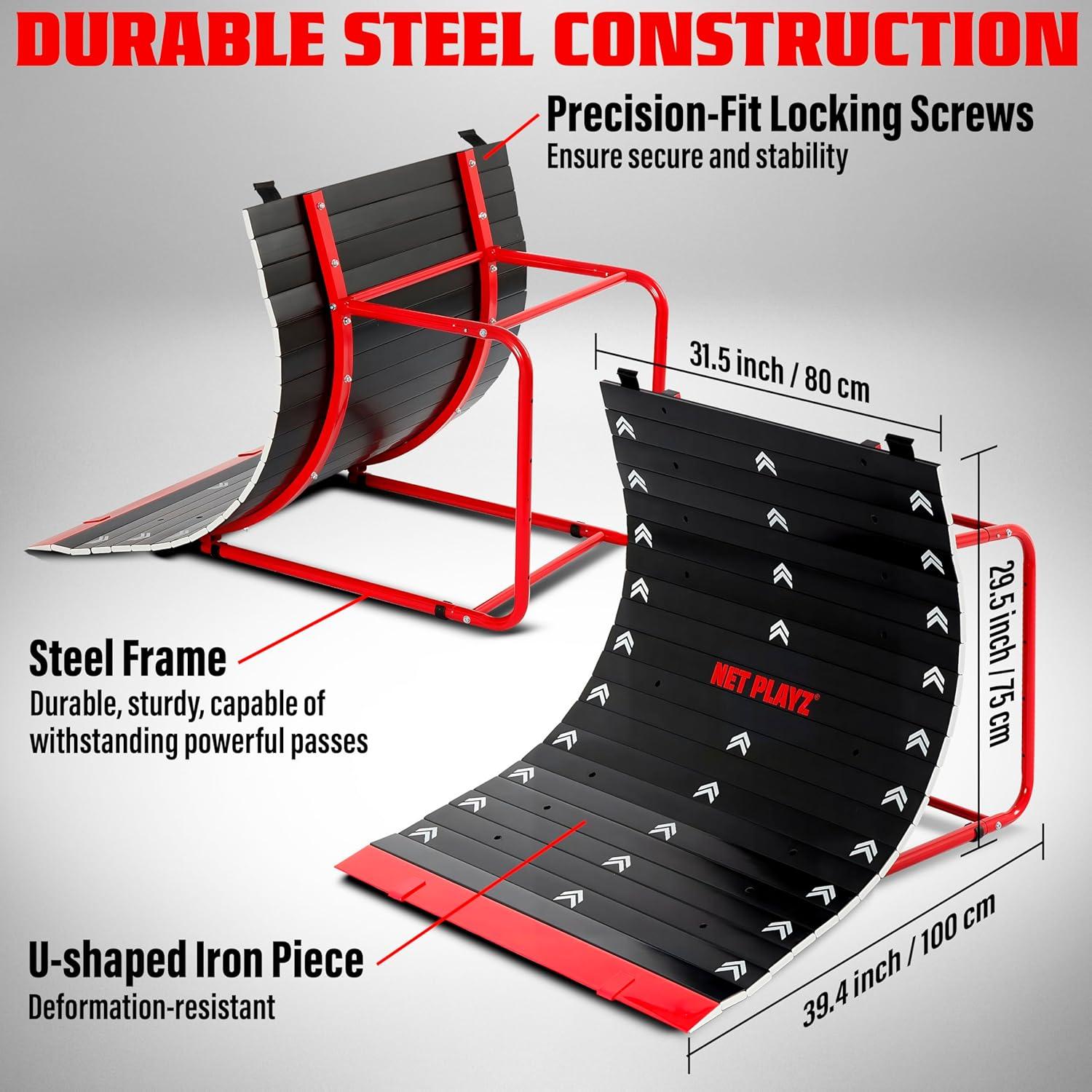 Entrenador de Fútbol Kick N' Roll TGU - Rampa Curva 100x80x75cm