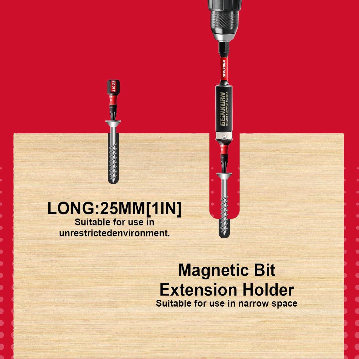 Juego de Puntas Magnéticas Torx T10 GEINXURN 51 Piezas 2.54 cm