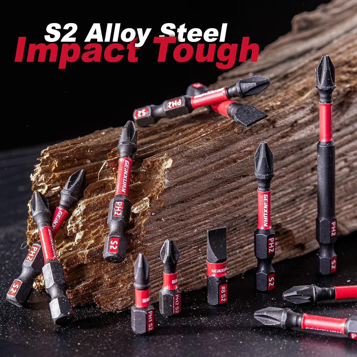 Juego de Puntas Magnéticas Torx T10 GEINXURN 51 Piezas 2.54 cm