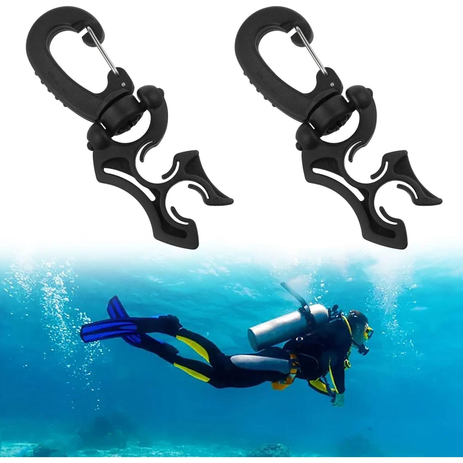 Clip de soporte para manguera de buceo PIYANYO 10 cm 2PCS