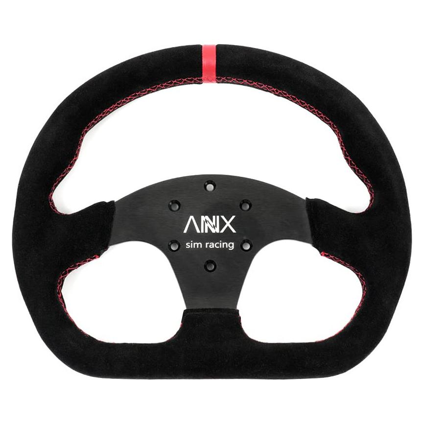 Volante de Carreras RASTP 12.8" (32.5cm) Cuero Suede Negro