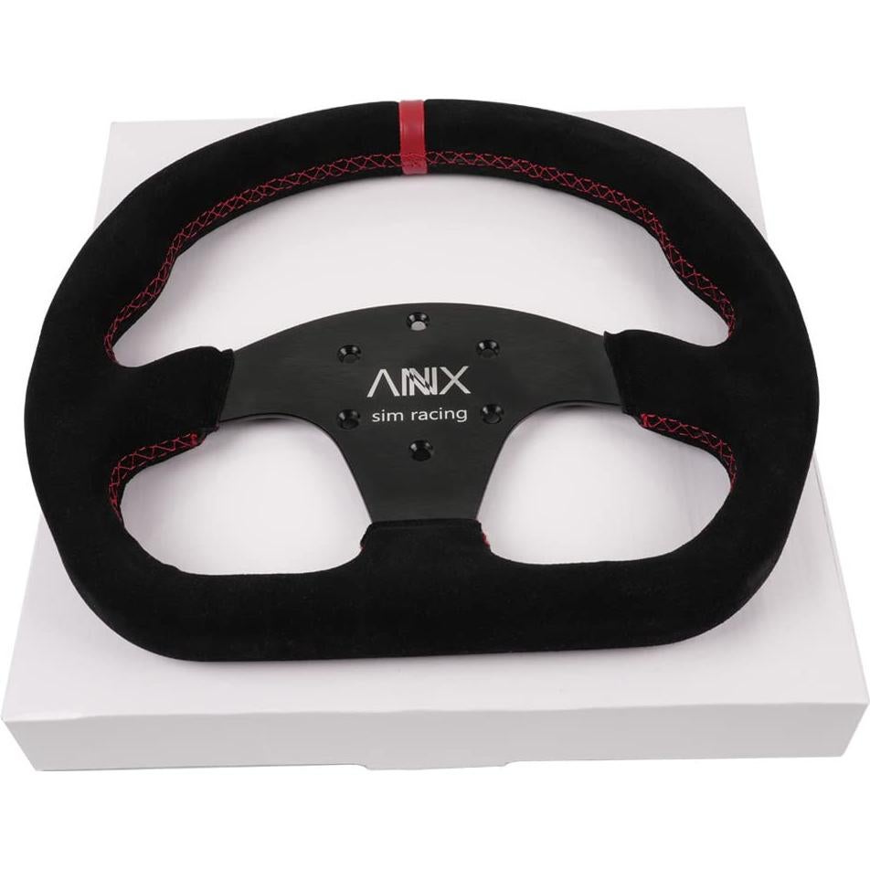 Volante de Carreras RASTP 12.8" (32.5cm) Cuero Suede Negro