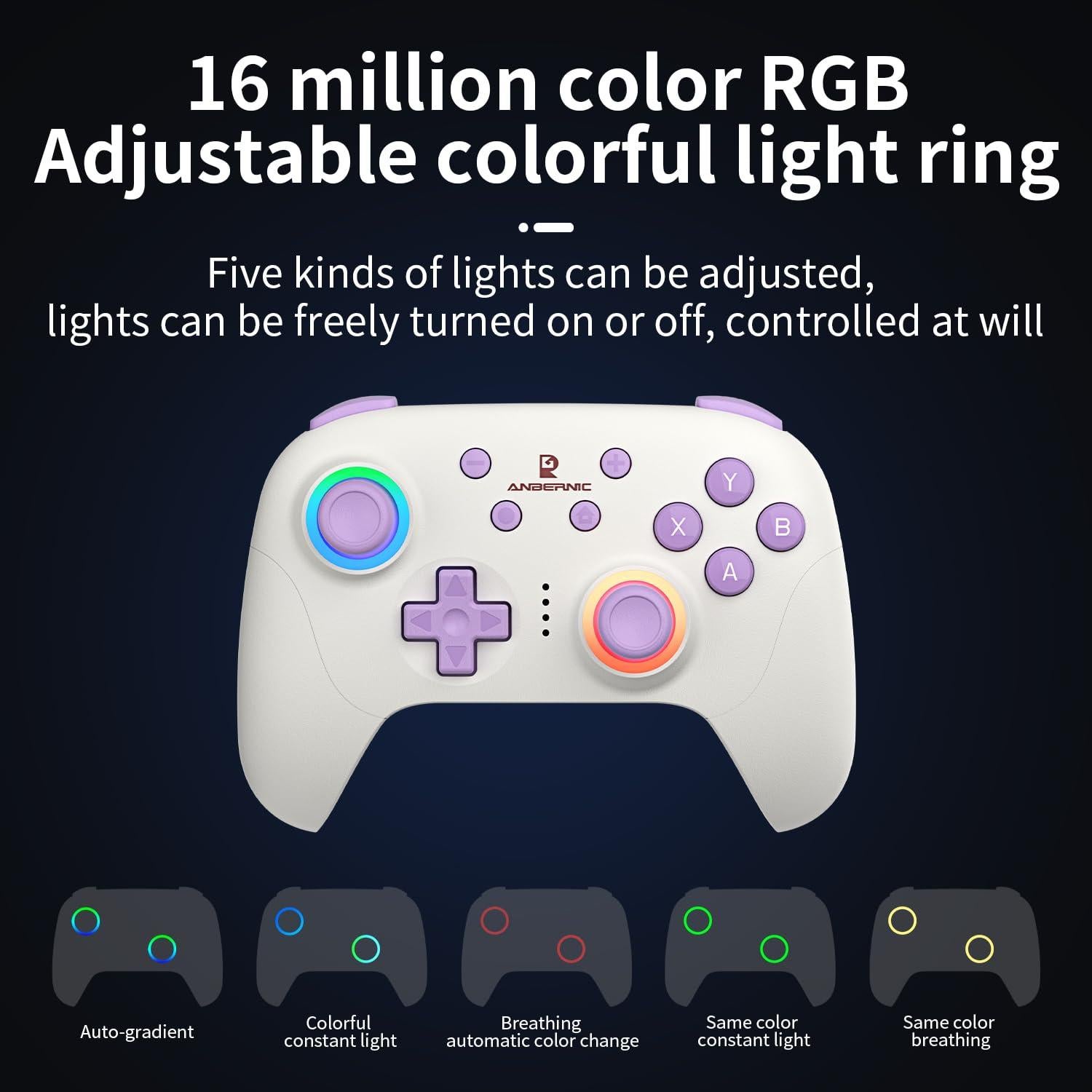 Controlador Inalámbrico RG P01 para PC y Switch - Plug & Play