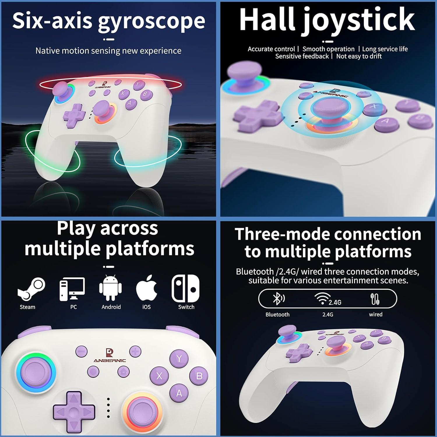 Controlador Inalámbrico RG P01 para PC y Switch - Plug & Play