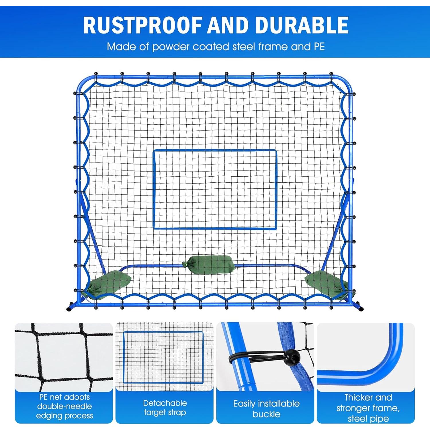 Red de Rebote de Fútbol Winthai 1,13x1,13m Entrenamiento