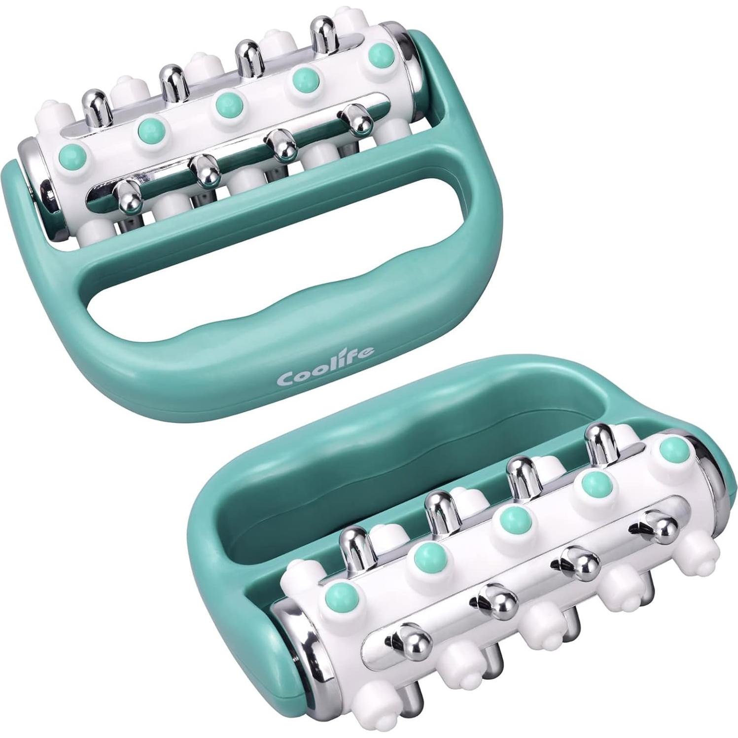 Rodillo de Masaje Coolife para Liberación de Fascia 12.7cm Verde
