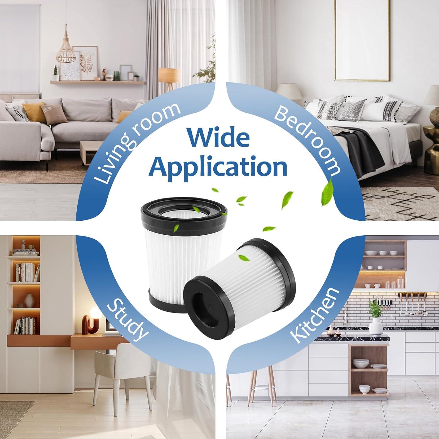 Filtros de Reemplazo Lavables Black Decker BDSV2-BLK 2 Pack