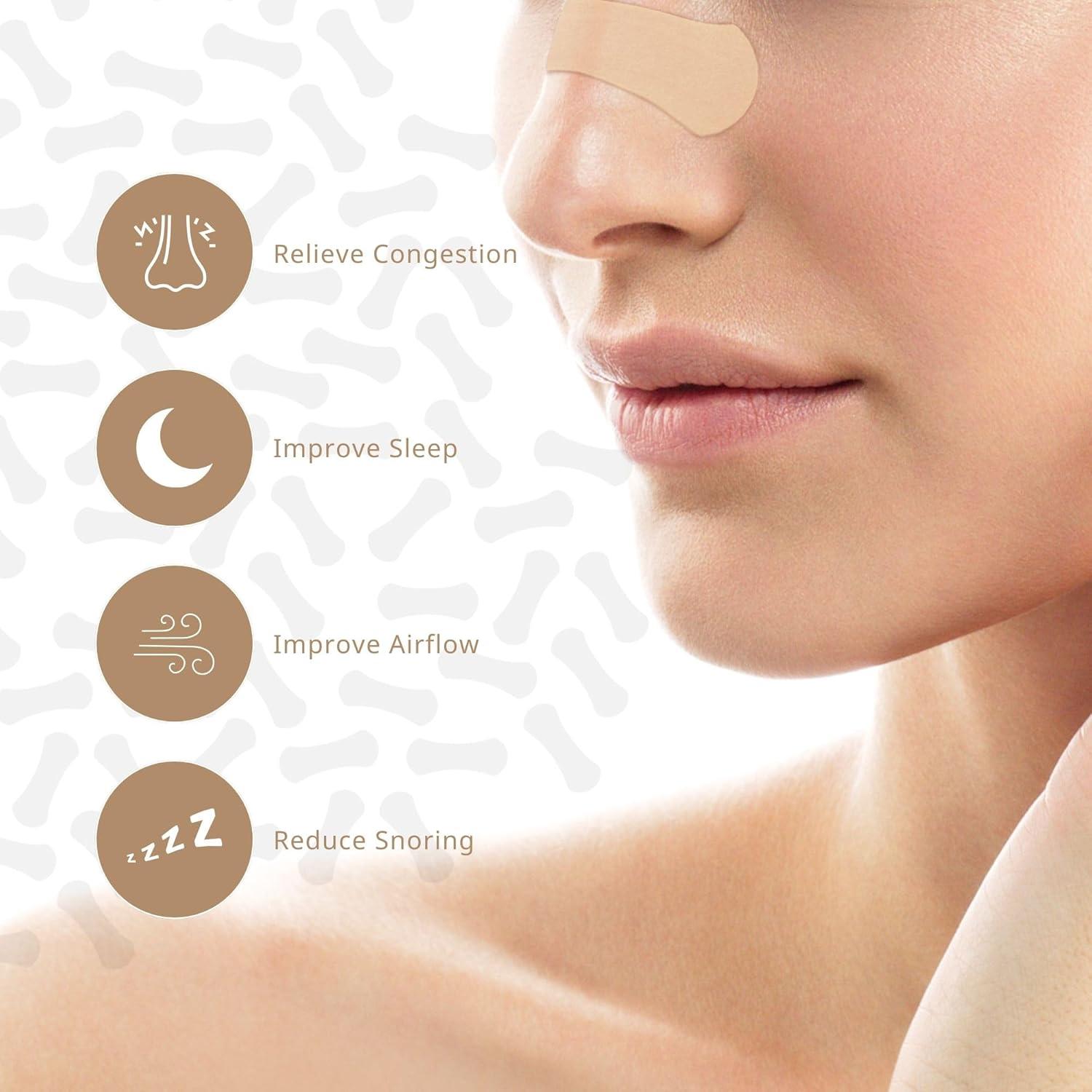 Tiras Nasales THYSOL 60 ct - Alivio Congestión y Antisnoring