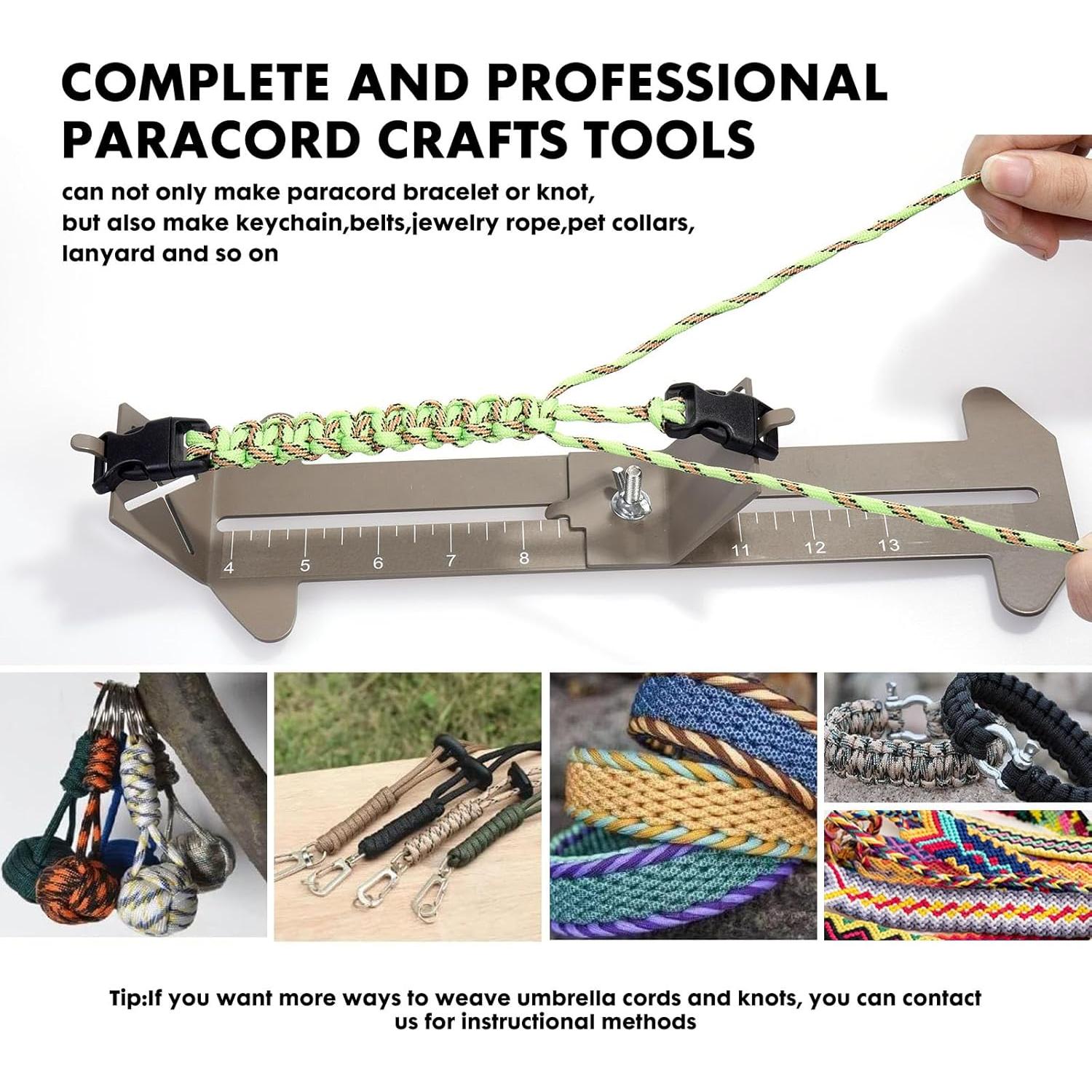 Kit de herramientas KOKKOYA para hacer pulseras Paracord 10-35 cm