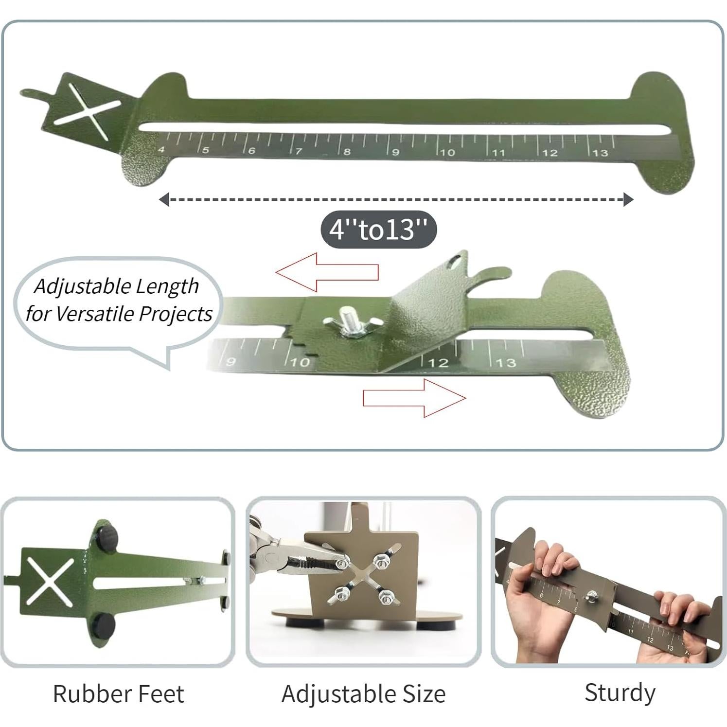 Kit de herramientas KOKKOYA para hacer pulseras Paracord 10-35 cm