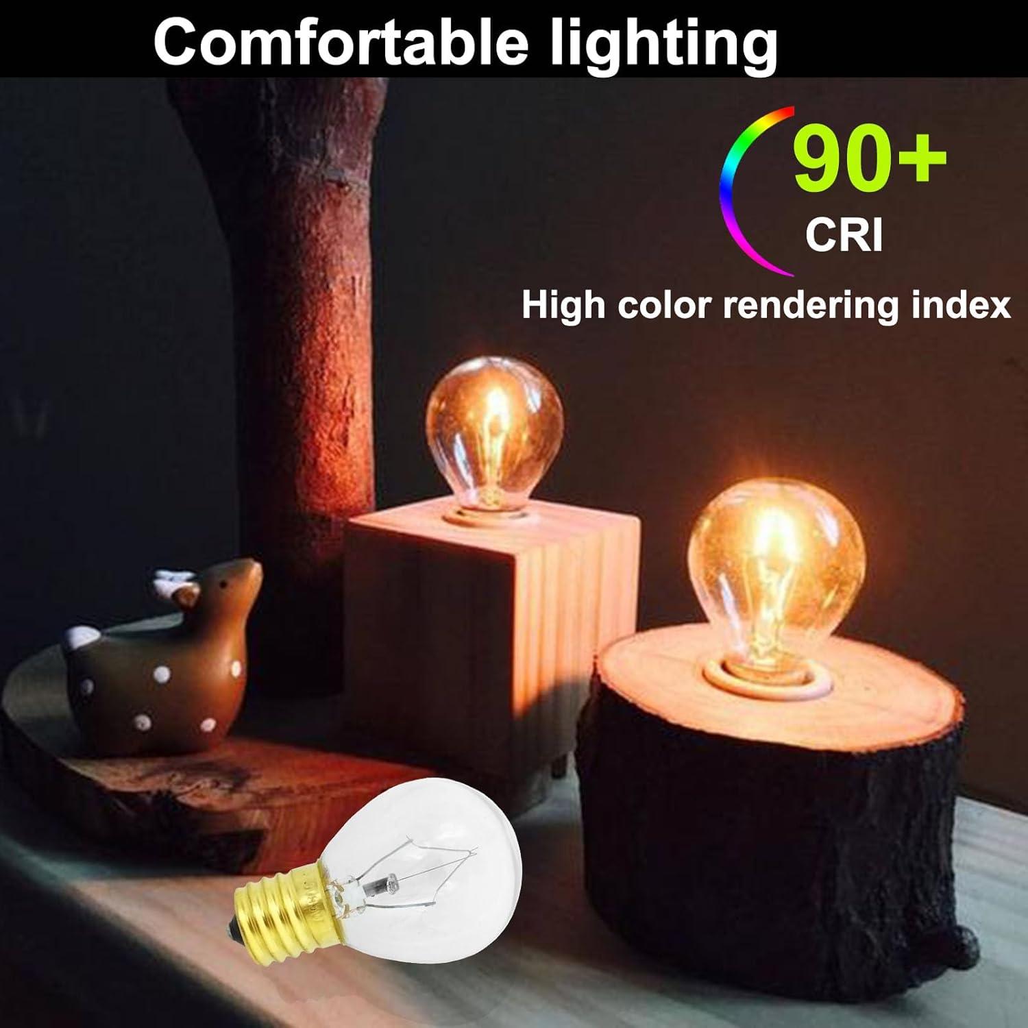 Bombilla de Lava 30W S35 E17 Regulable 2700K 6 Pack