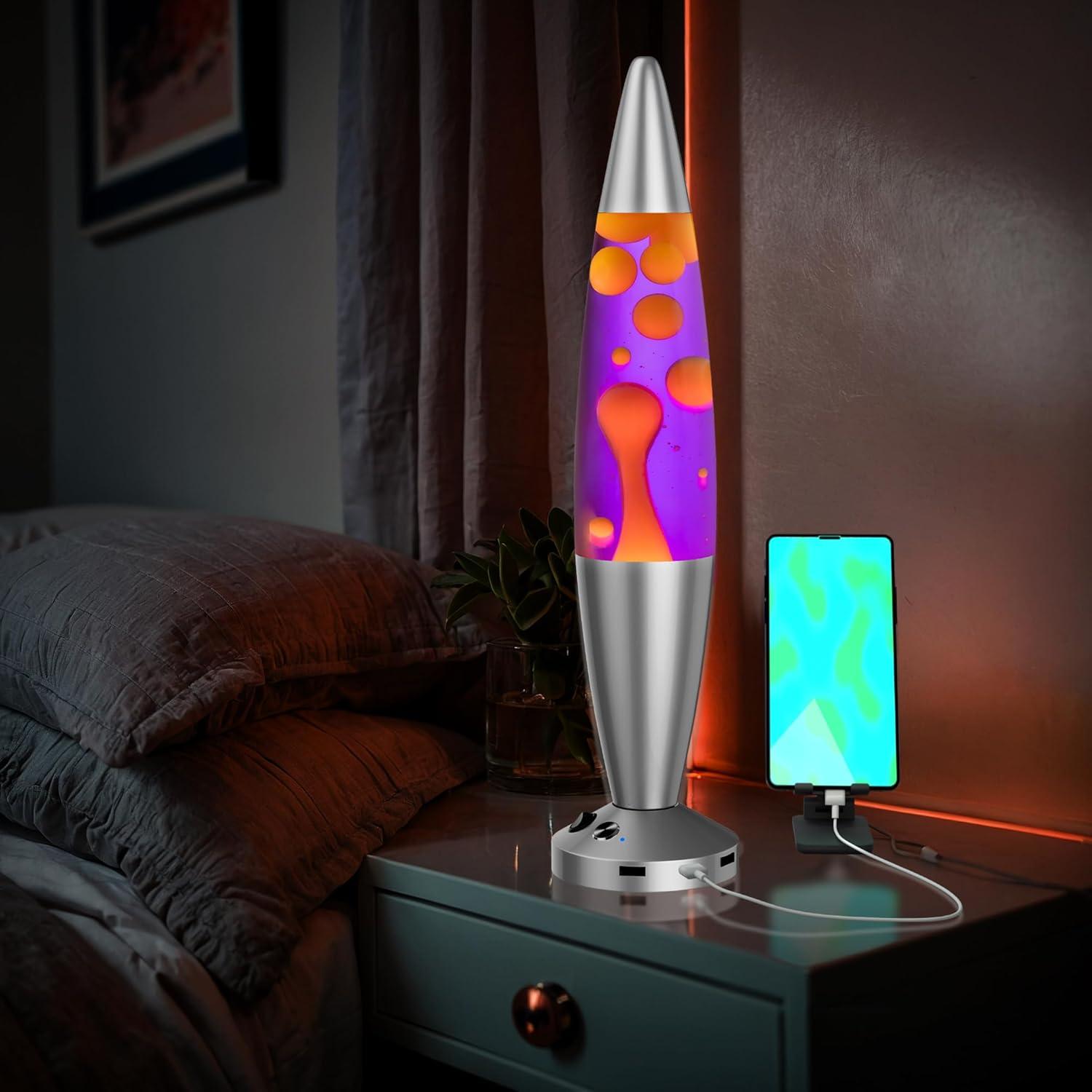 Lámpara Líquida Jambo 40 cm USB Apagado Automático