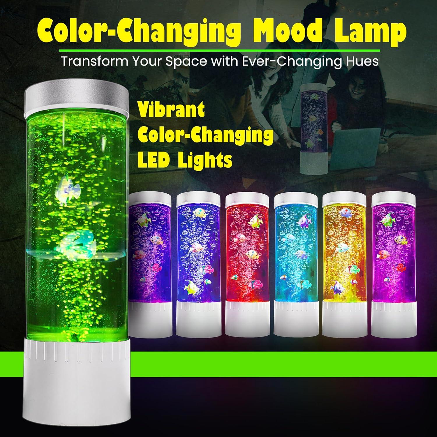 Lámpara de Burbuja Brewish | LED Sensorial 38 cm | Acuario Colorido