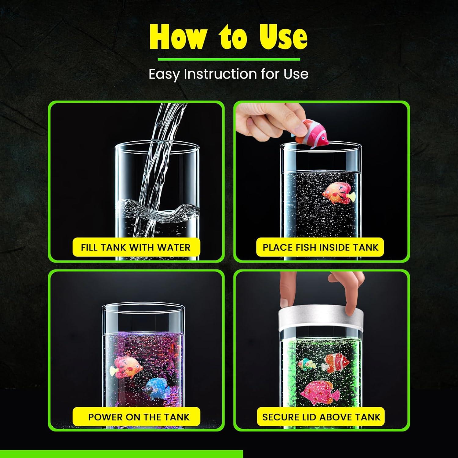 Lámpara de Burbuja Brewish | LED Sensorial 38 cm | Acuario Colorido